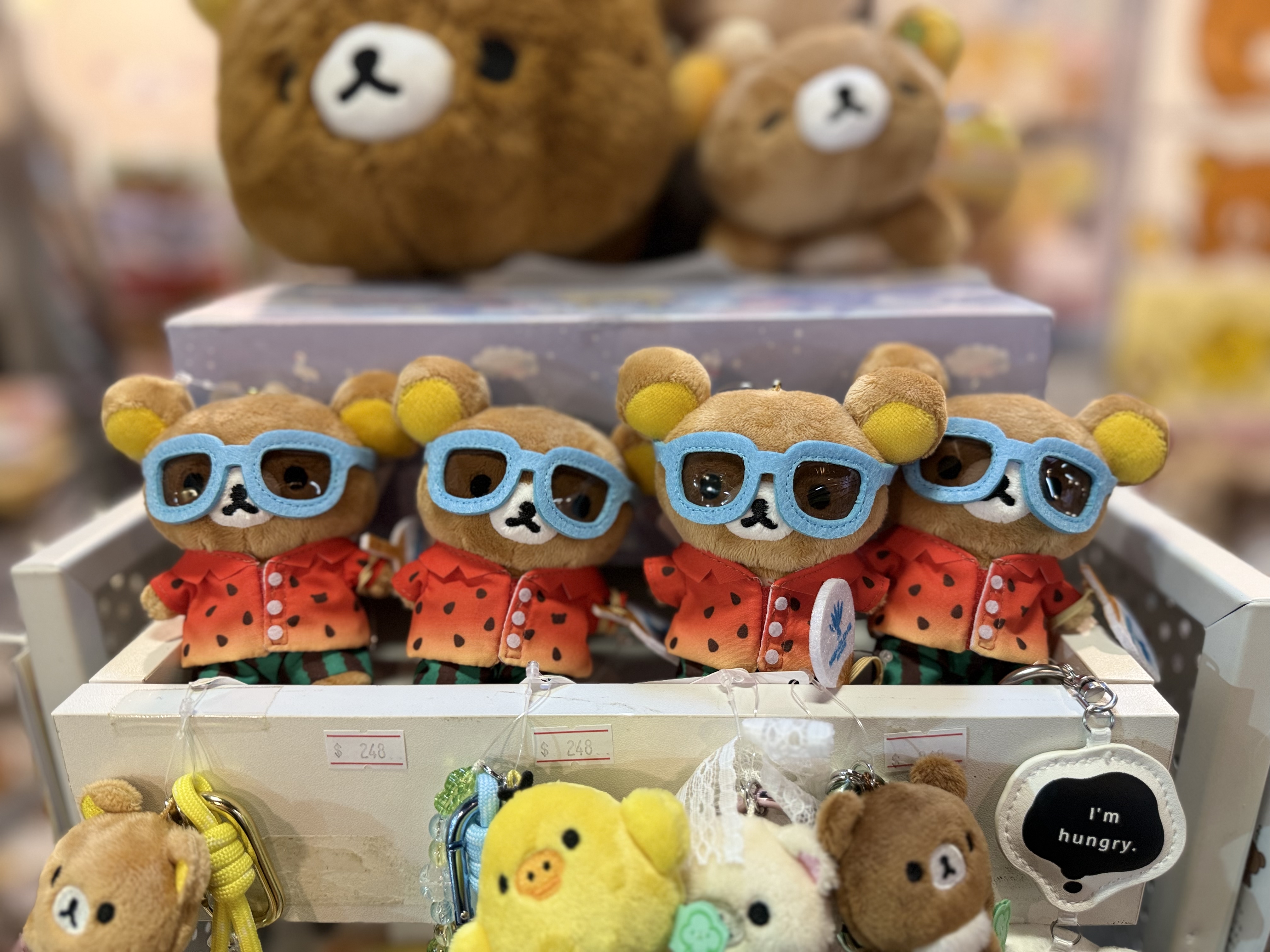 《現貨》全新日本Rilakkuma 主題酒店限定 夏日西瓜衫造型Rilakkuma 掛飾