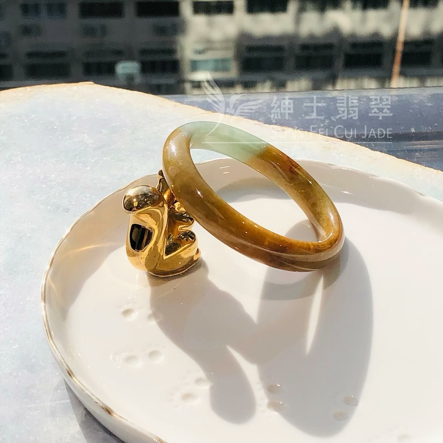 大馬坎翡色貴妃鐲52mm