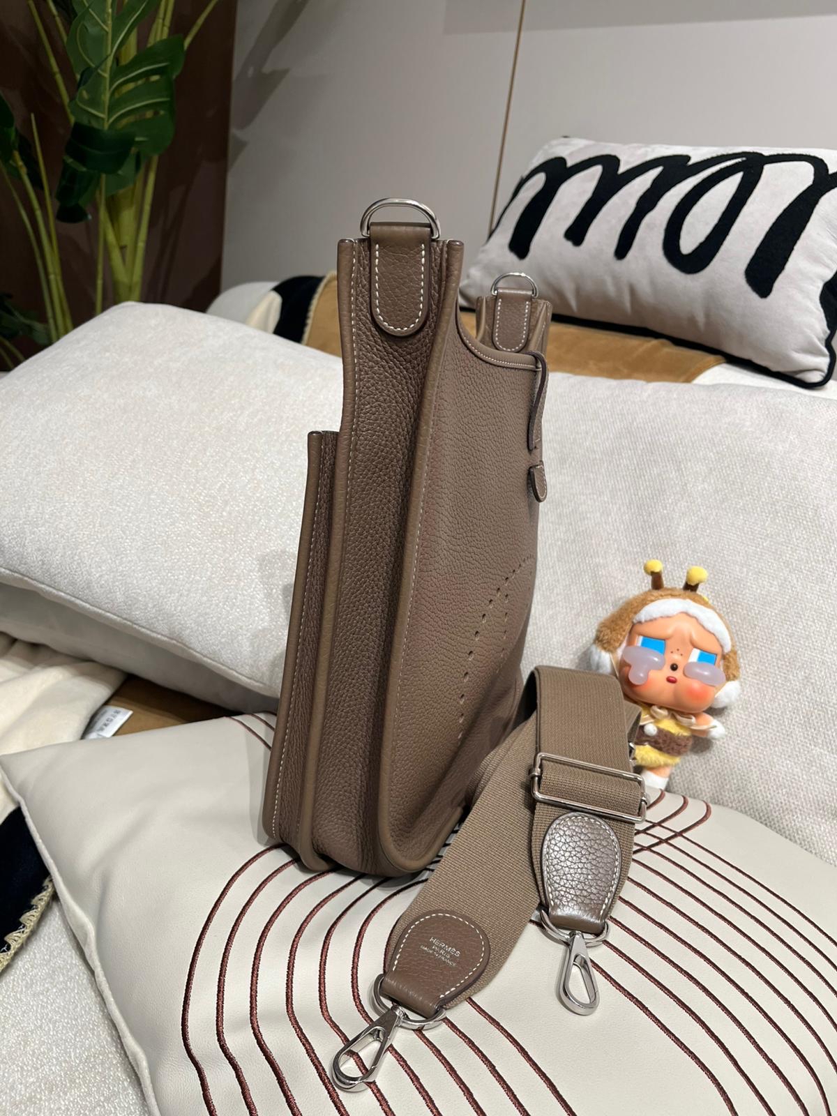 Hermes Evelyne 29 大象灰銀扣 Stamp D 100%Authentic, 98%New ✅Dust bag