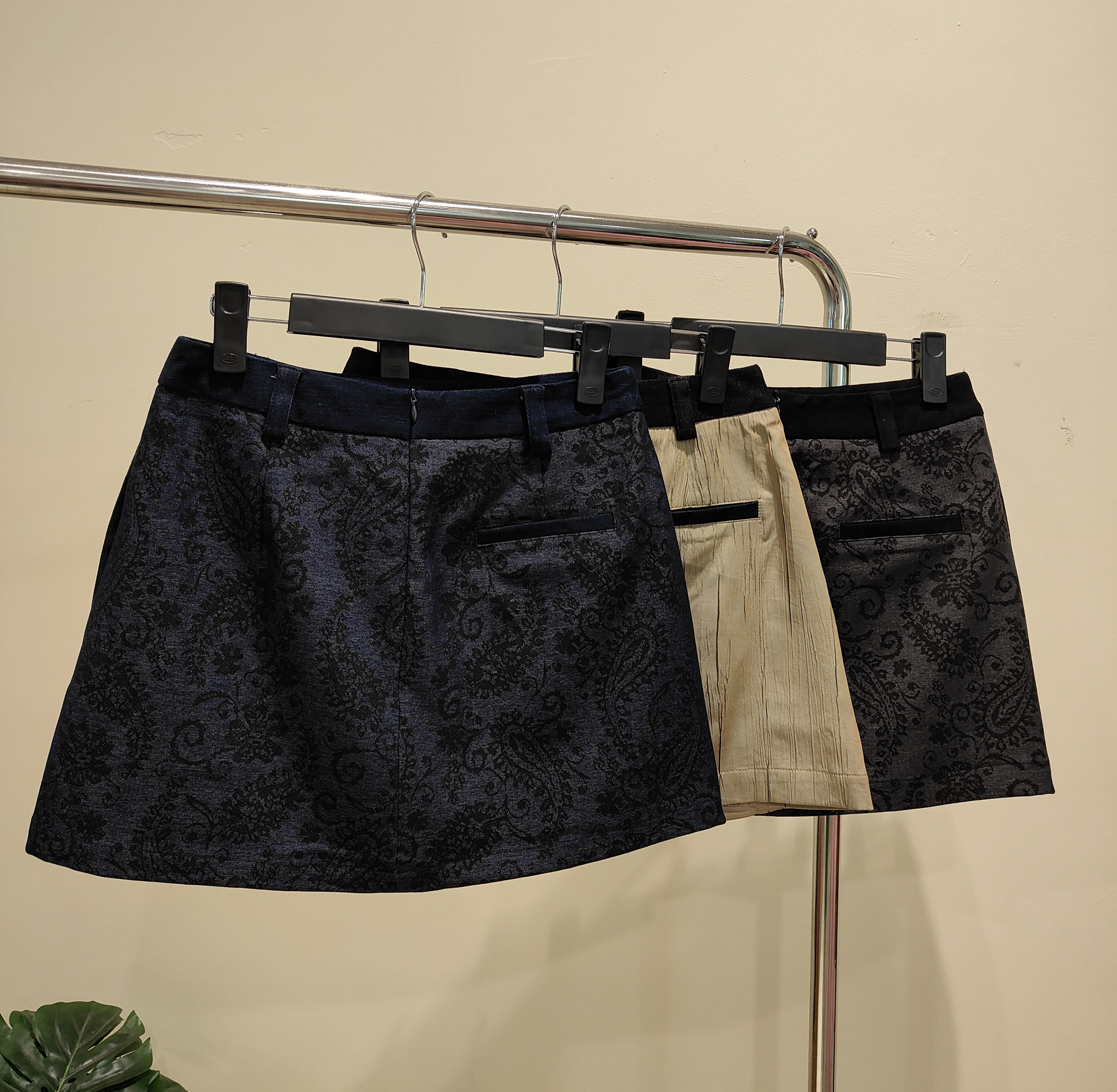  独家花纹裤裙 1394