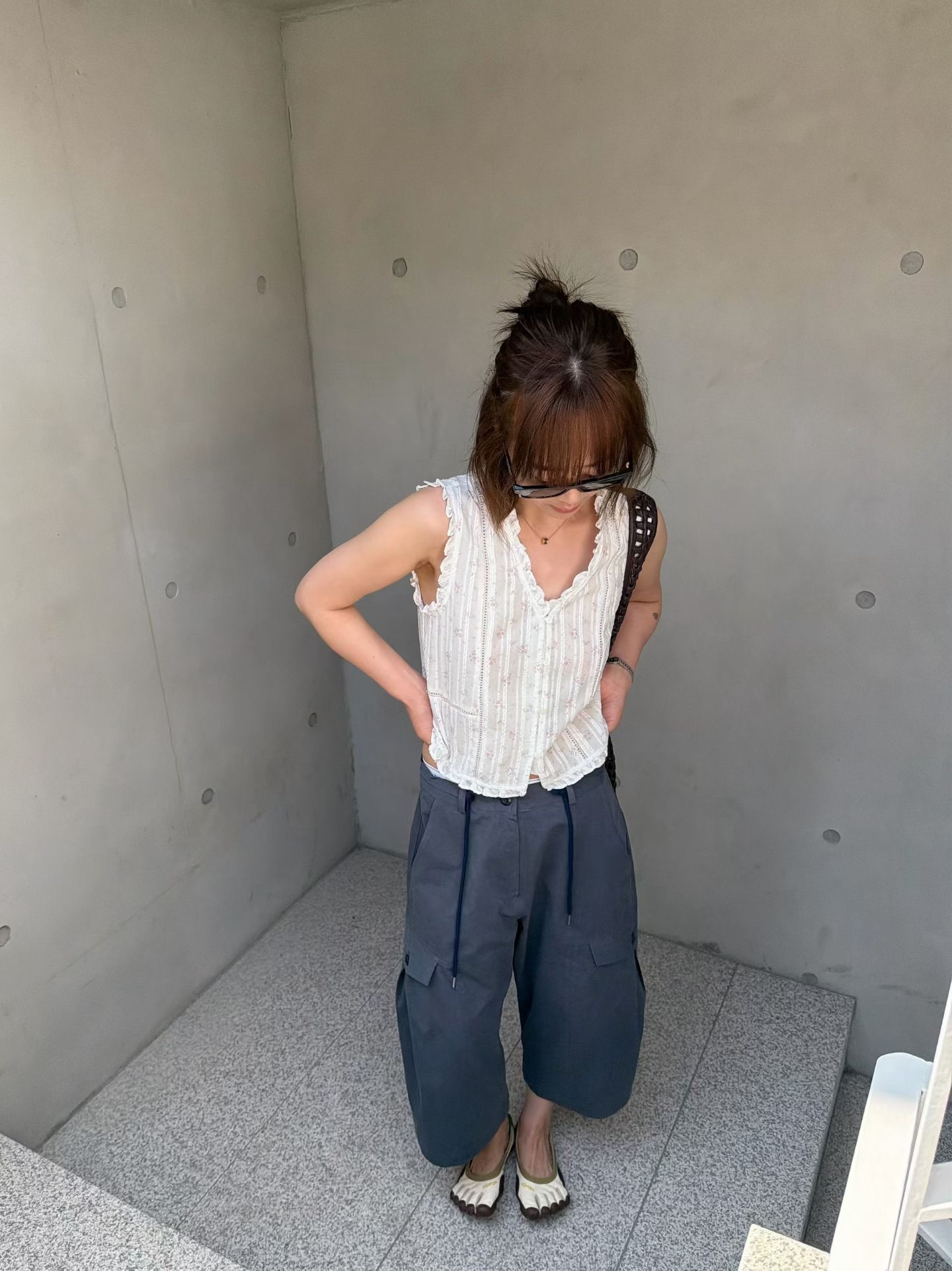 🇰🇷東大門女裝 | Flower sleeveless 