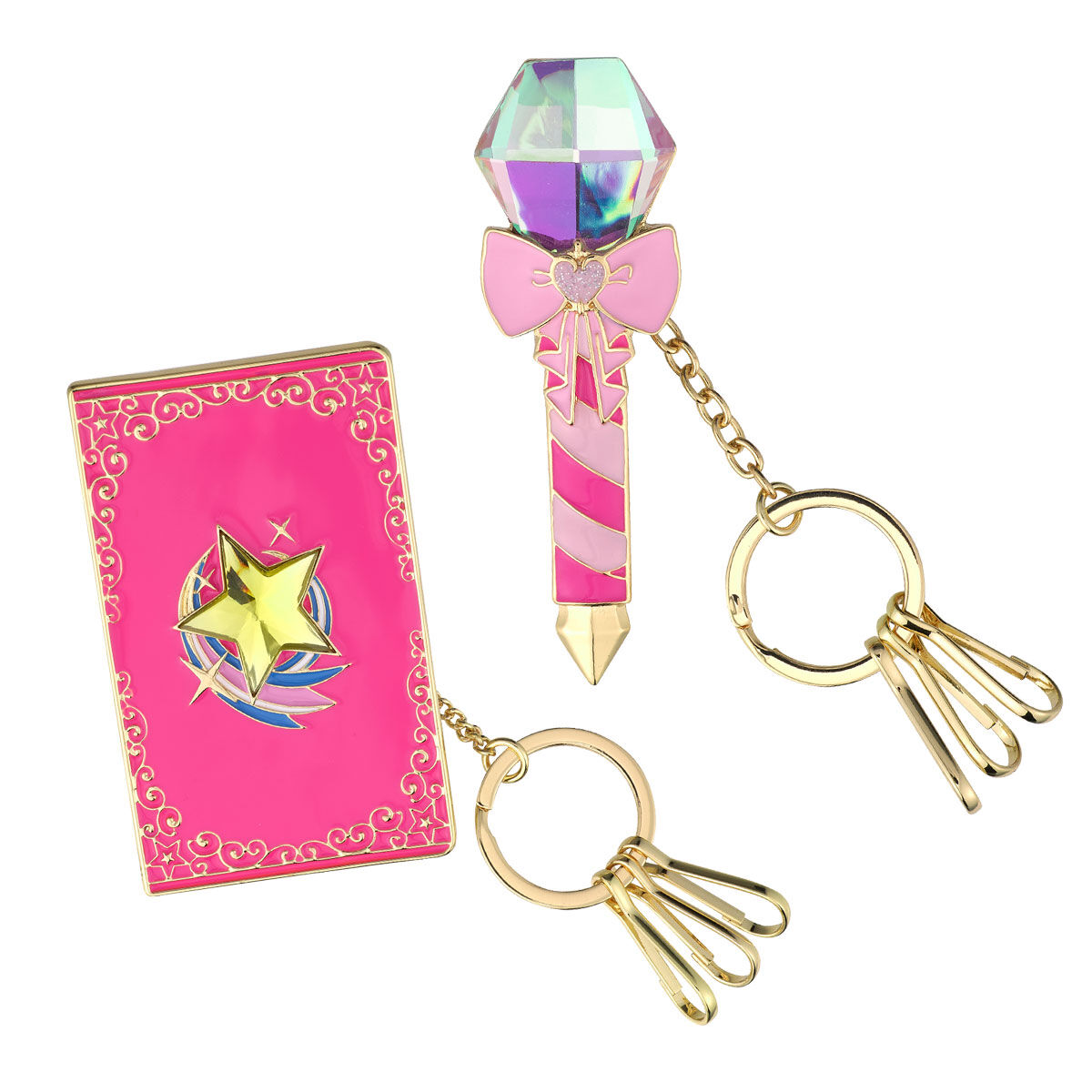 星夢學園 Aikatsu! 夾型鎖匙扣 星夢學園手機/水晶Mic #P-AKG0302 [BANDAI] (PRE-ORDER) [2026/08]