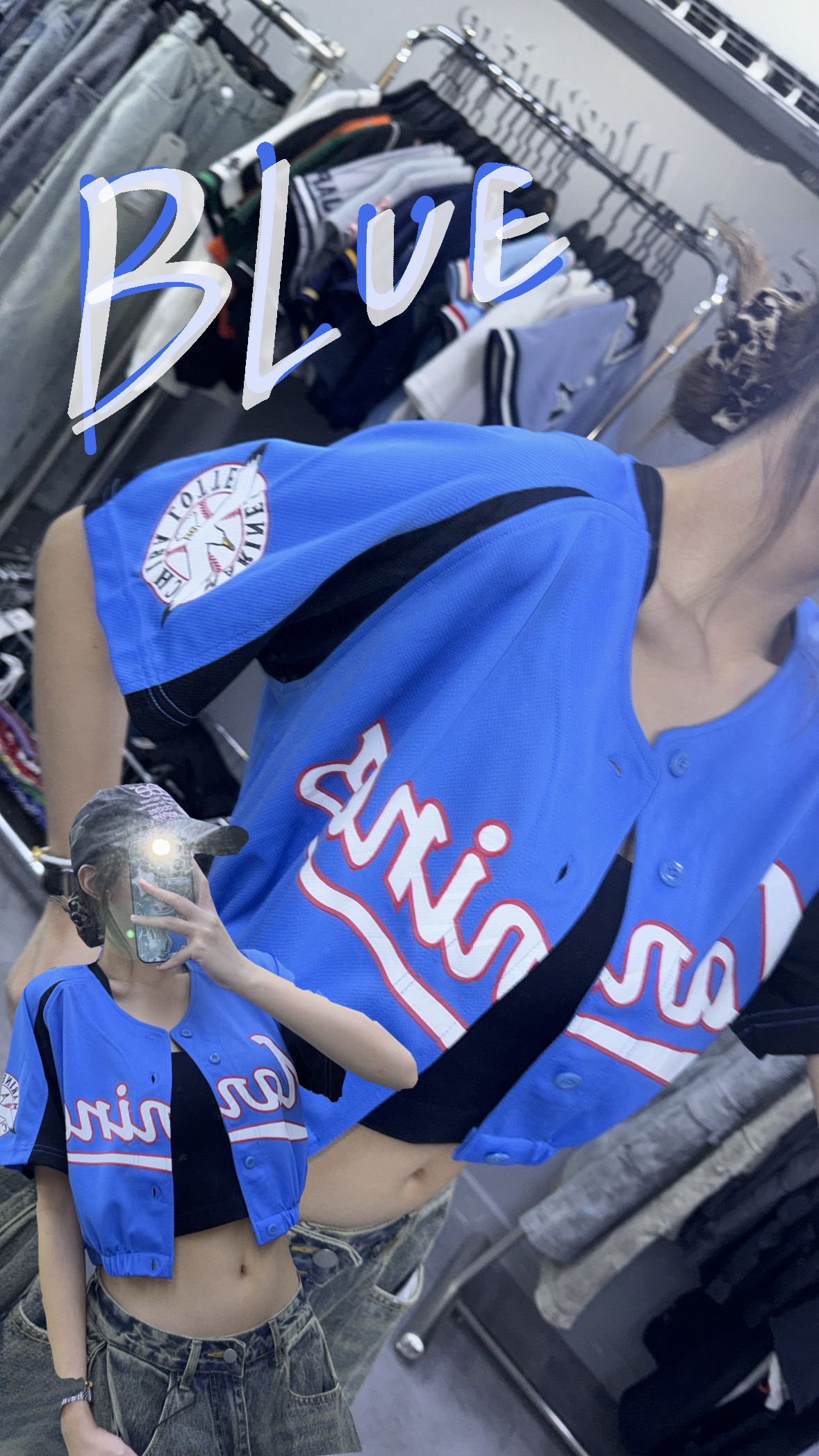 Remake Baseball Crop Top⚾️