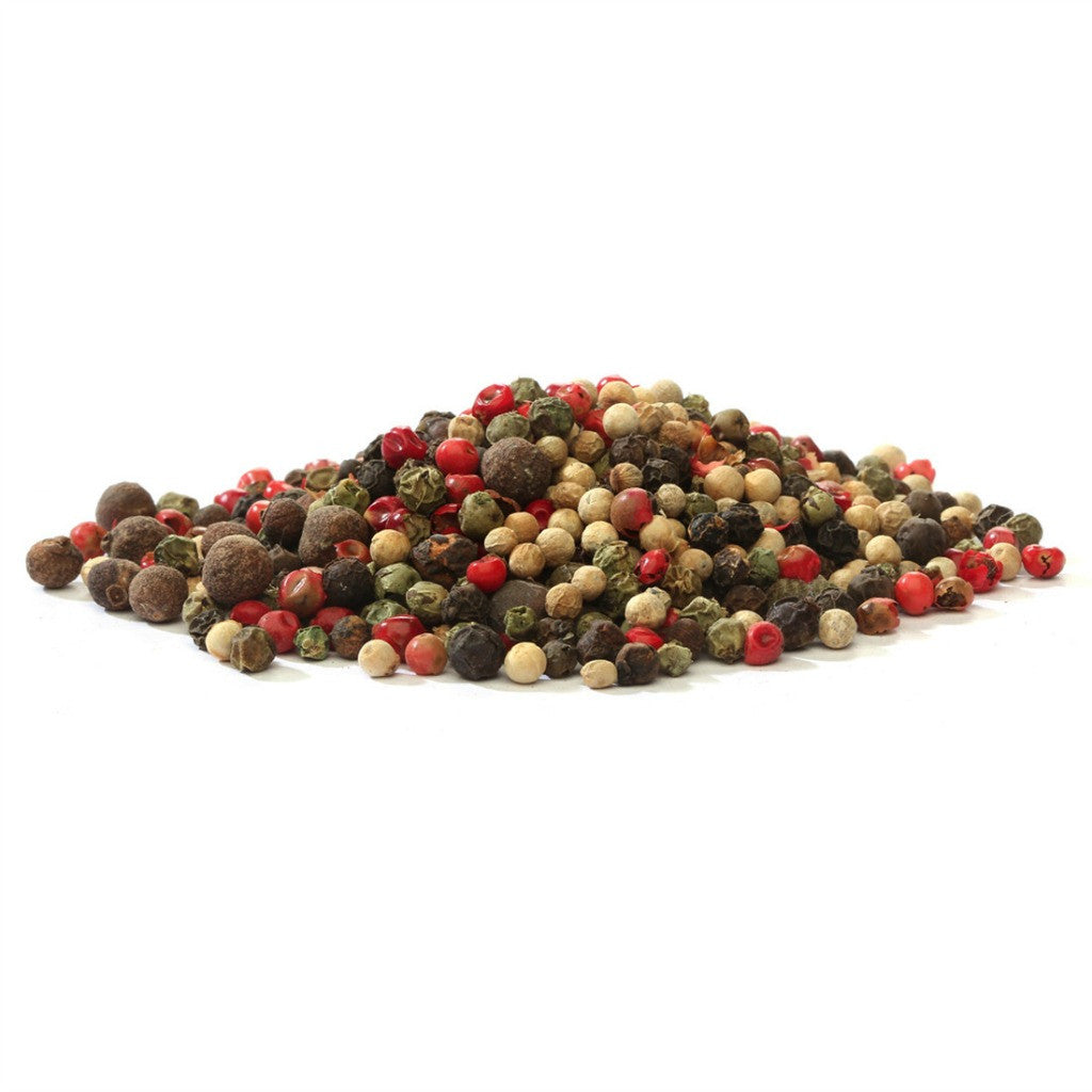 四色胡椒粒（混合裝）Four-Colour Peppercorn rainbow peppercorn Mixचार रंगों की काली मिर्च मिक्स