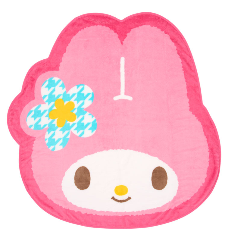 日本版Sanrio Hello Kitty Melody公仔頭毛氈 大約長125 cm