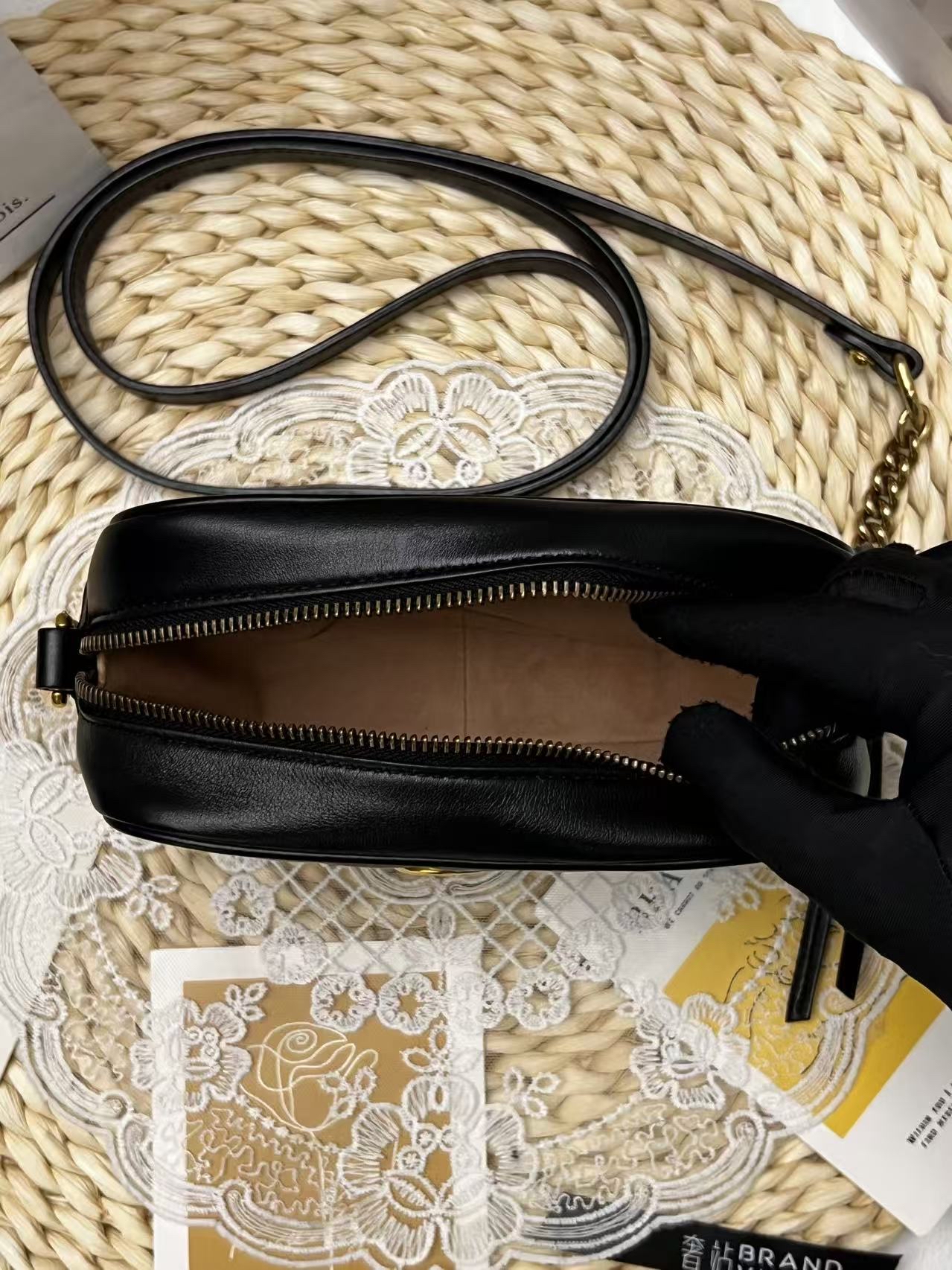  GUCCI Marmont Matelassé Leather Camera Bag