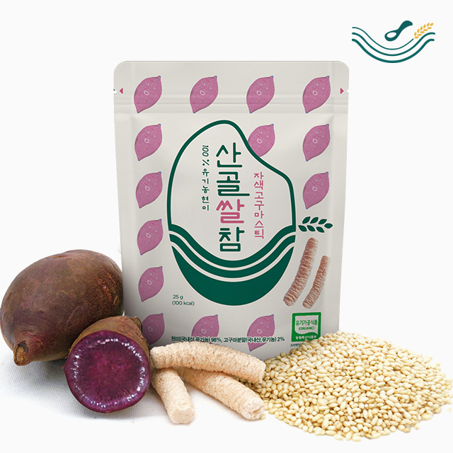 韓國內銷生態媽媽山谷有機米條-25g