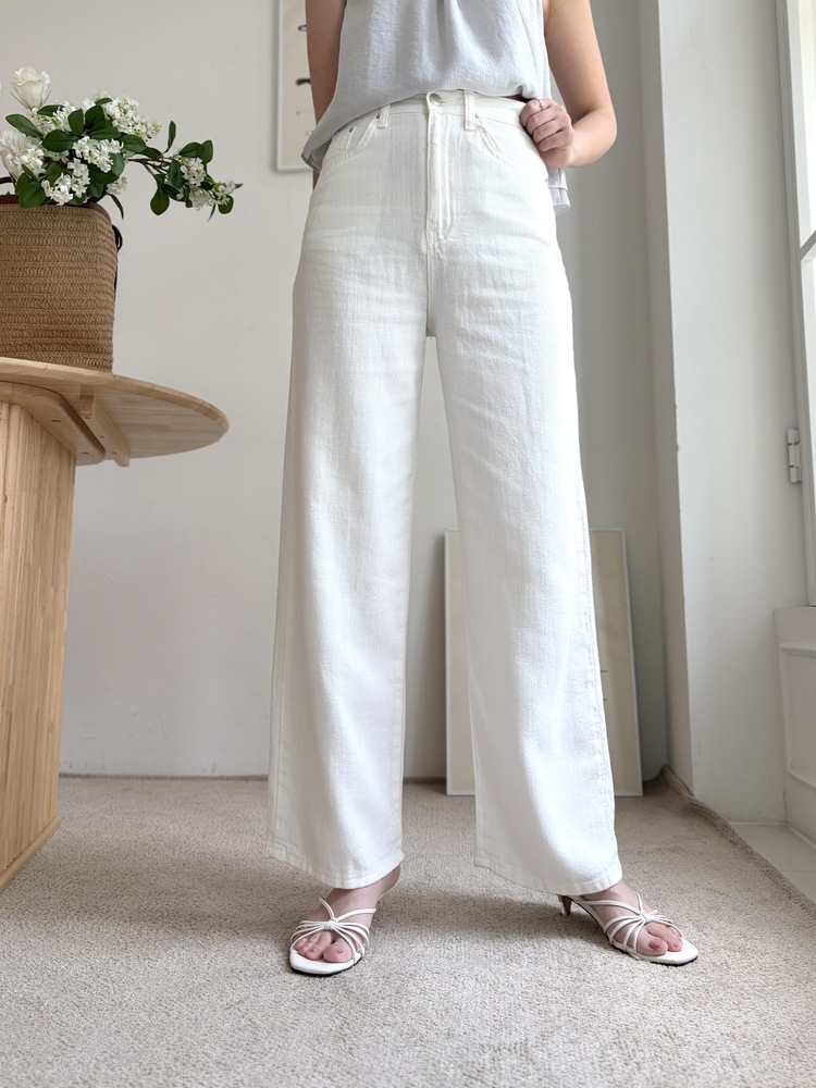 [極涼!!] Summer Lightweight White Jeans
