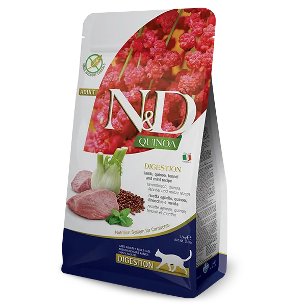 Farmina N&D 藜麥 腸胃保健-羊肉 成貓乾糧 1.5kg