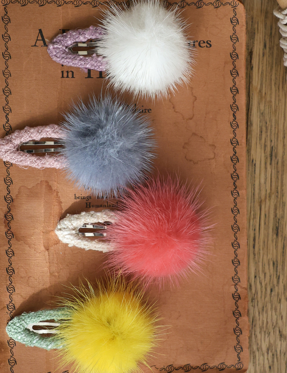 FLO | Choux cream hairpin - 4 colors (ACC)