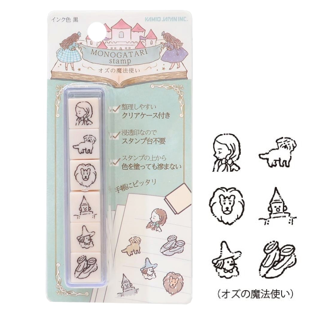 現貨｜綠野仙蹤 日版 MONOGATARI Stamp 6連印章 套裝 (226630) 