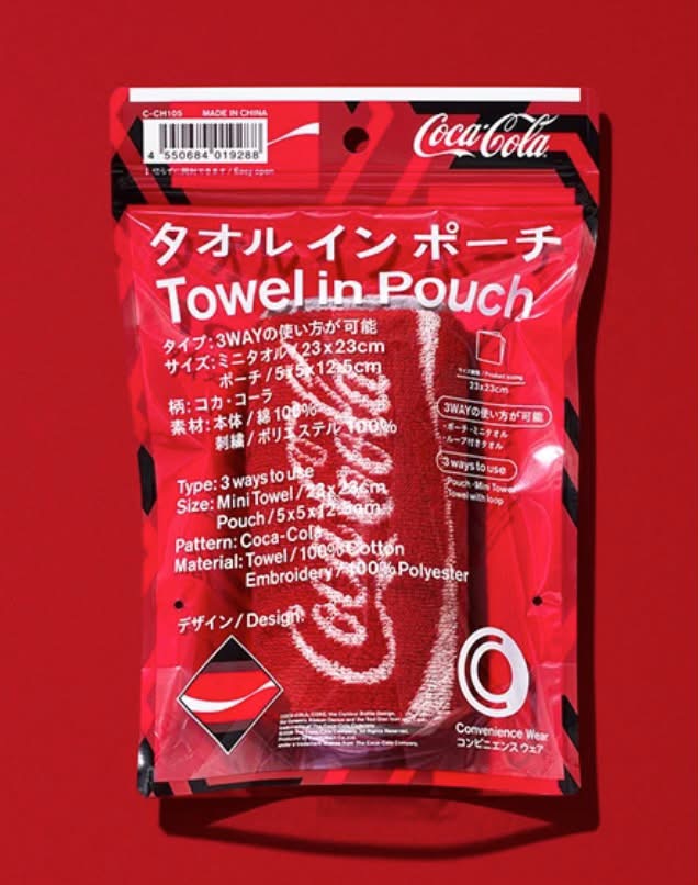 6月 FIFA正式到來🔥 CONVENIENCE WEAR × Coca-Cola 也宣布二度聯名啦！毛巾