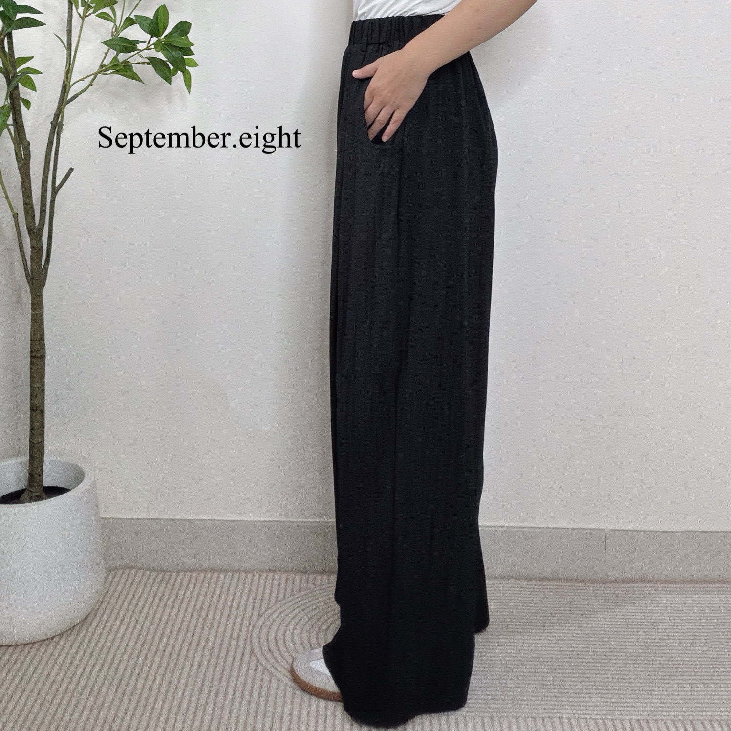 長腿快乾布闊褲