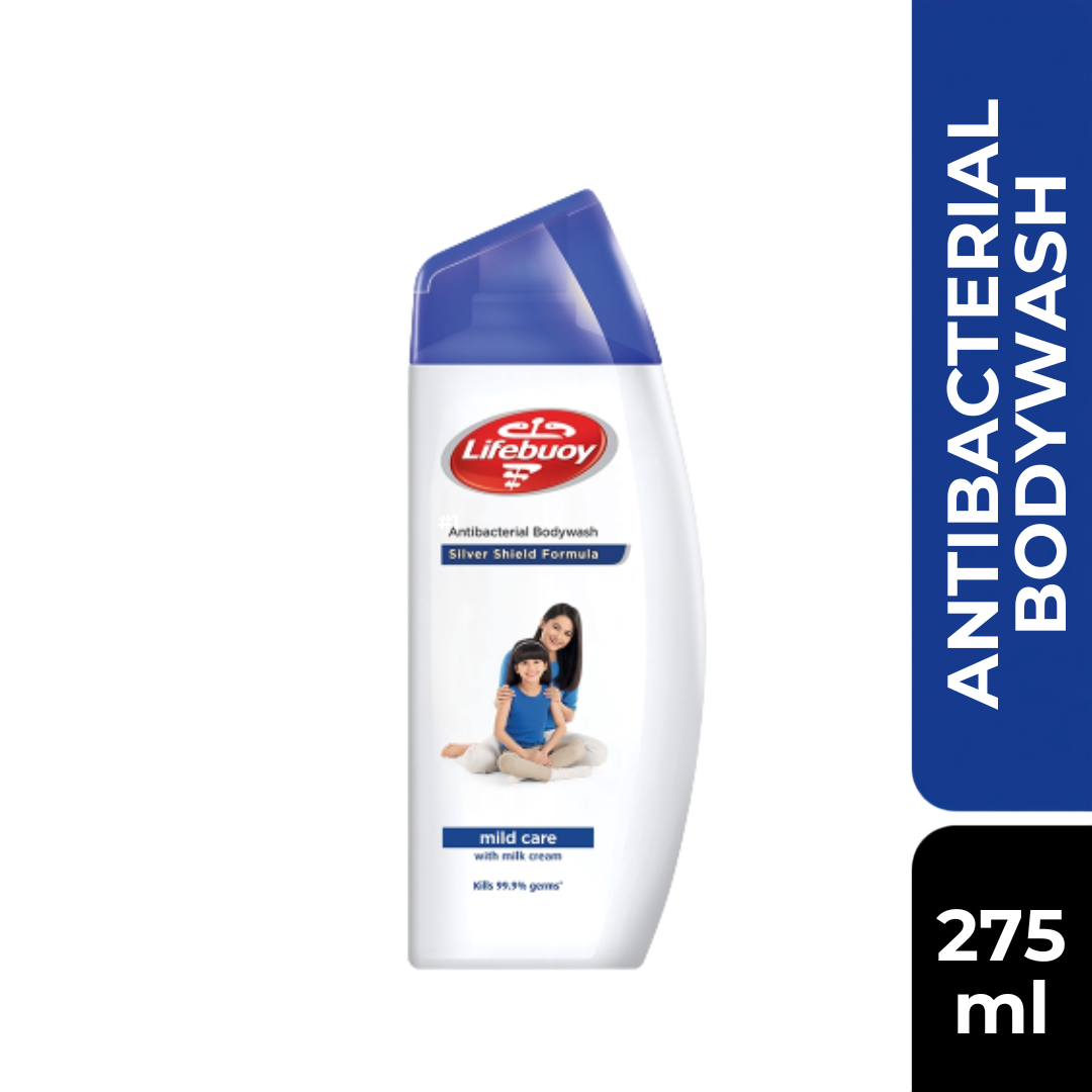 Lifebuoy AntiBacterial Body Wash 275ml / MILD CARE
