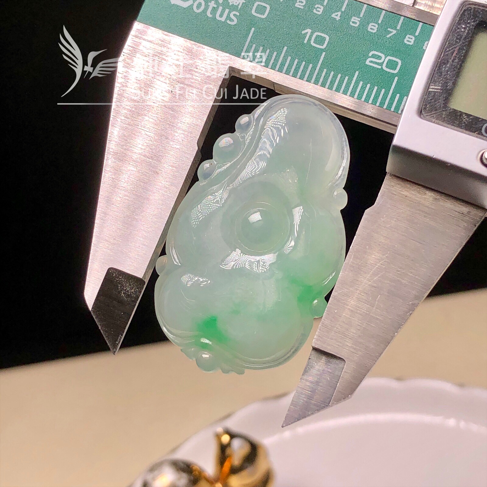 YK00165 隨形飄翠吊墜