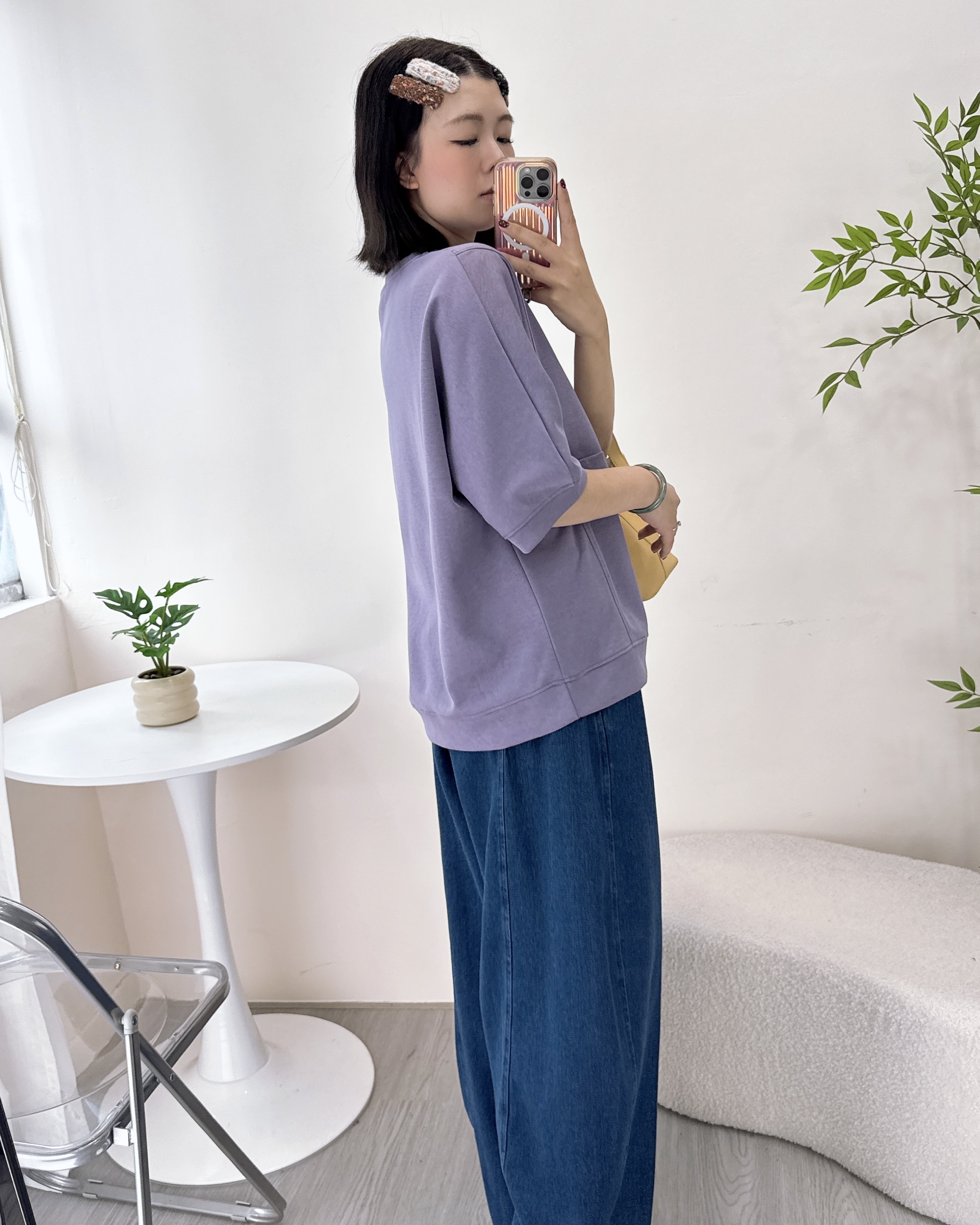 長青淨色純棉上衣 2色