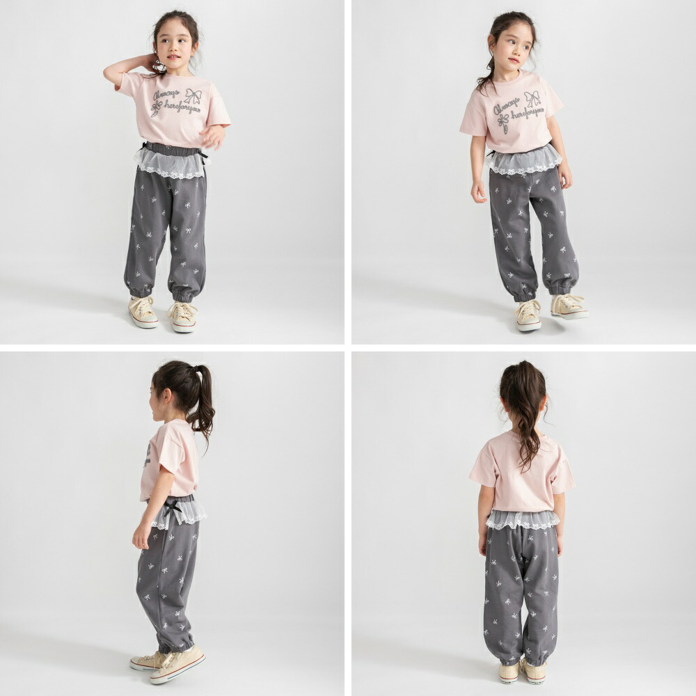 🆕【⭐訂購⭐】🌀 🇯🇵 日本直送🇯🇵 薄紗蕾絲腰帶運動褲［2款選］ 🌀 [ELCA-0120][260412]