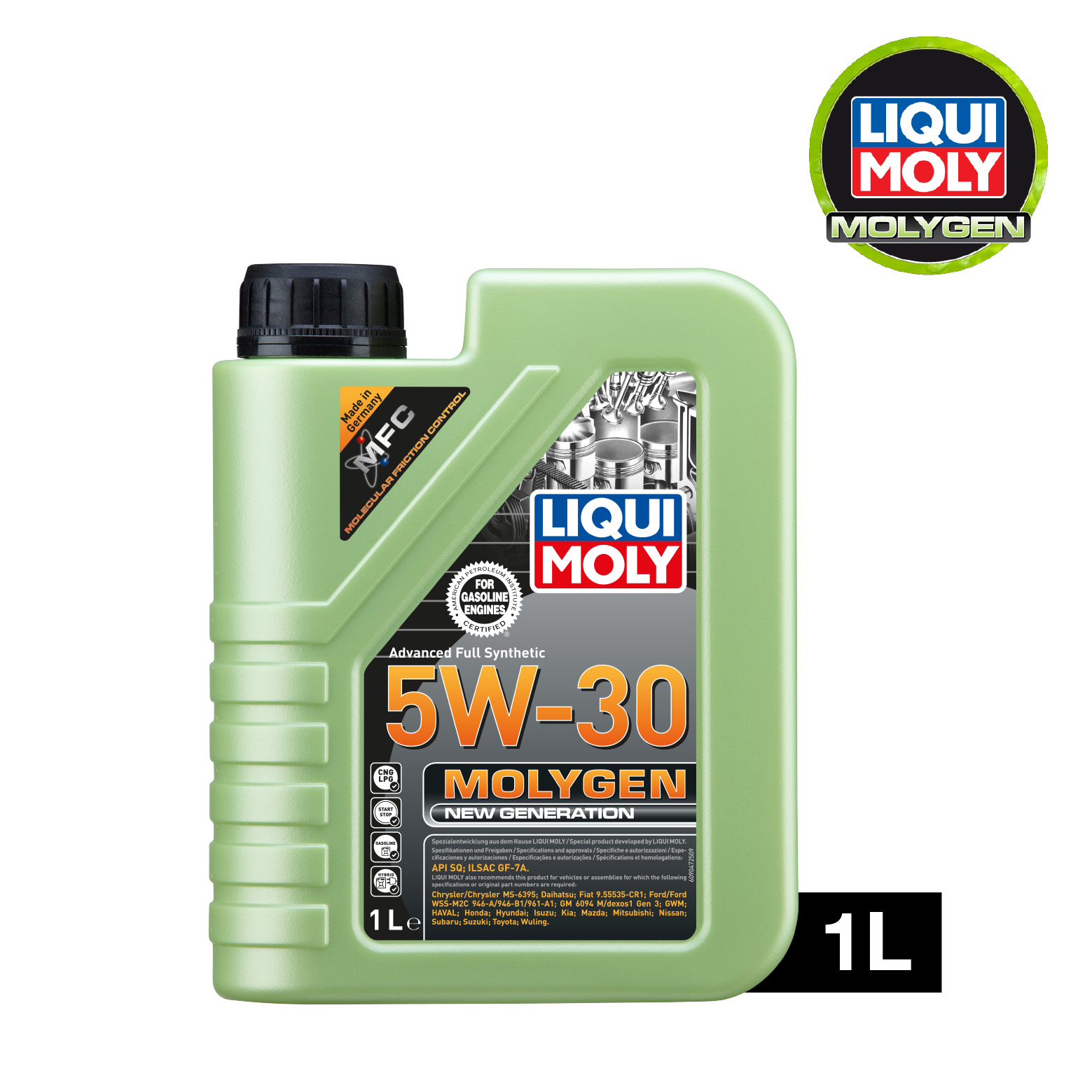 LIQUI MOLY Molygen New Generation 5W-30 (1L) 機油/潤滑油/偈油【原裝行貨】