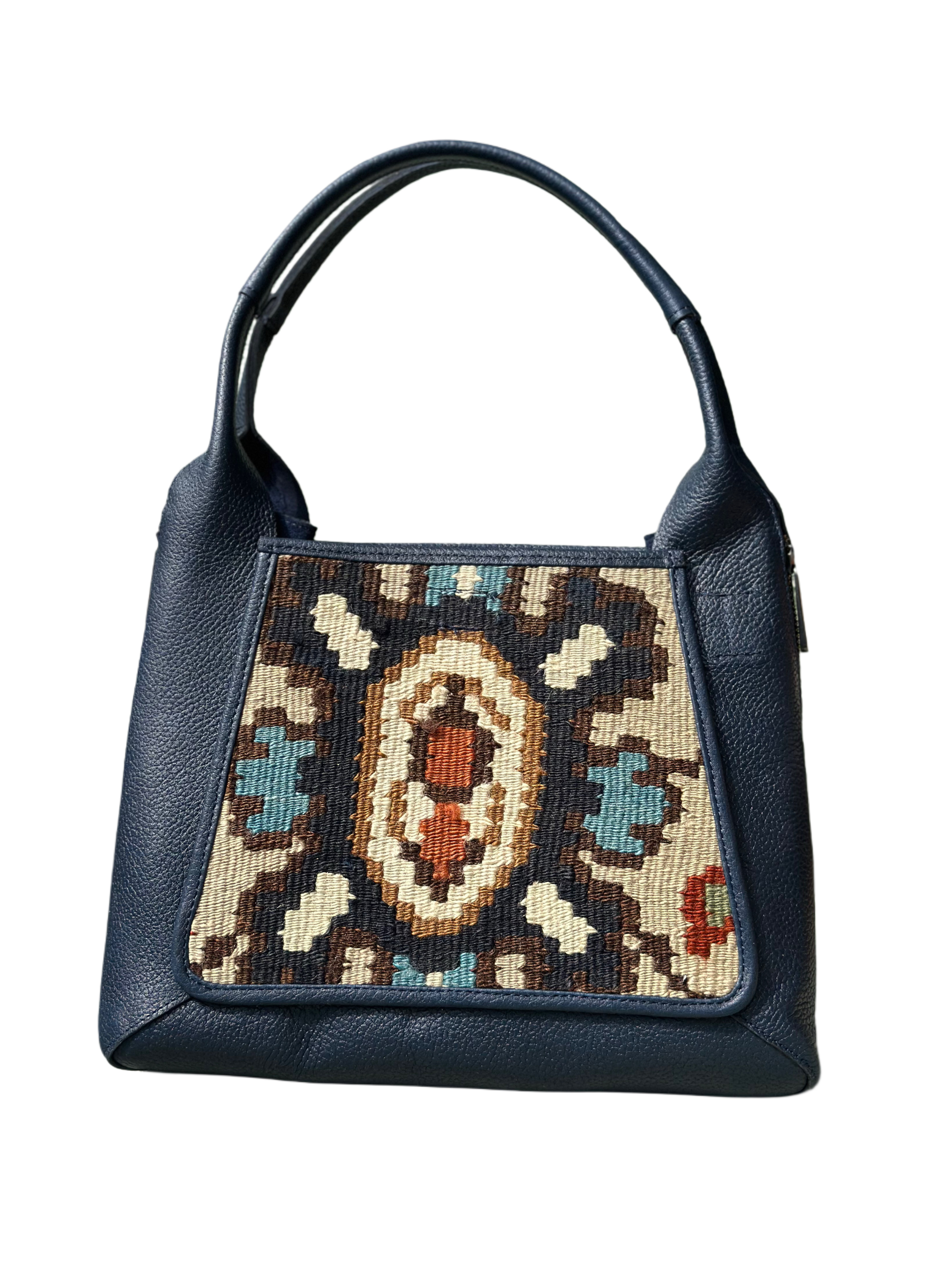 K21 土耳其真皮地氈手袋（深藍色）