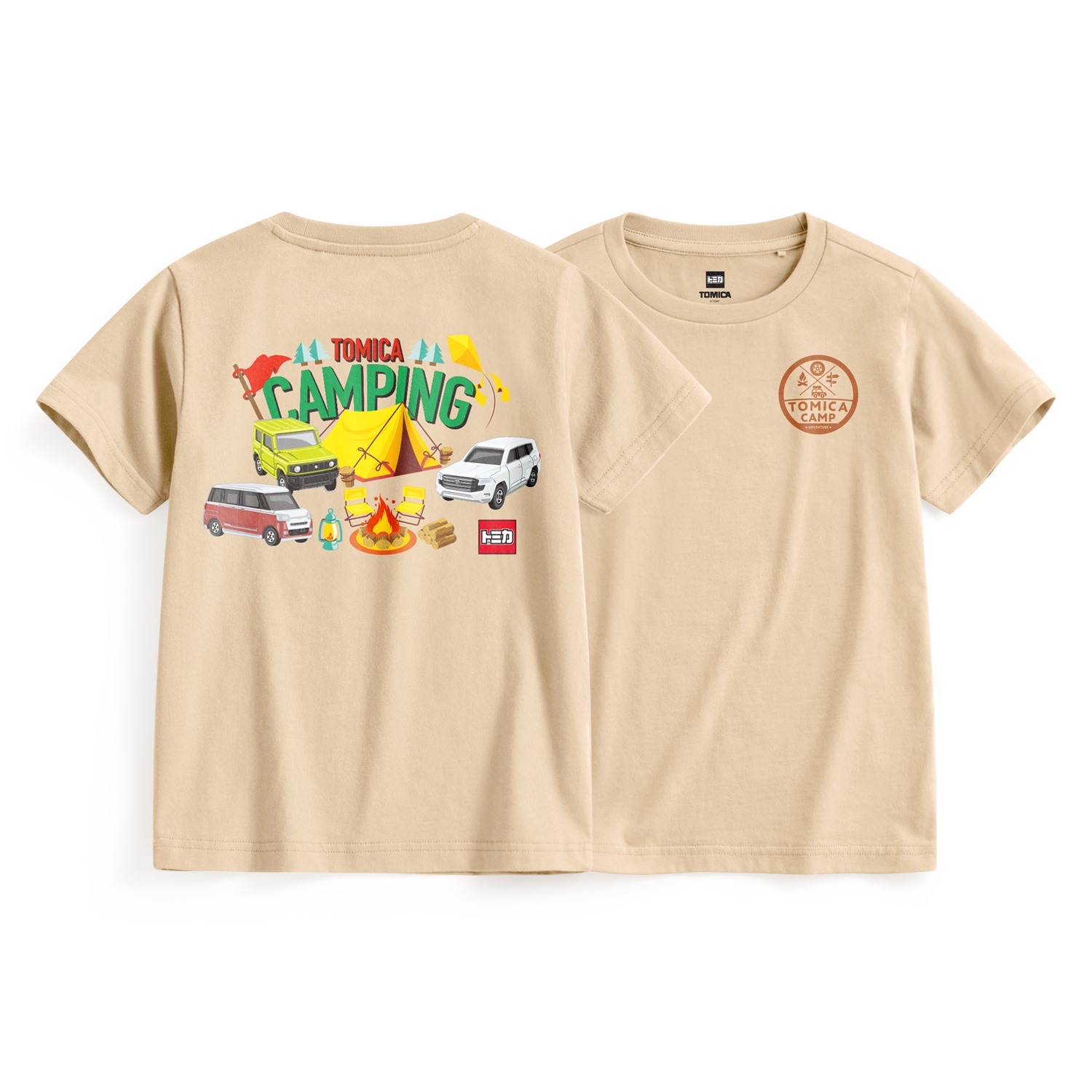 💚預訂 台灣直送💚Tomica露營印花純棉短袖T恤