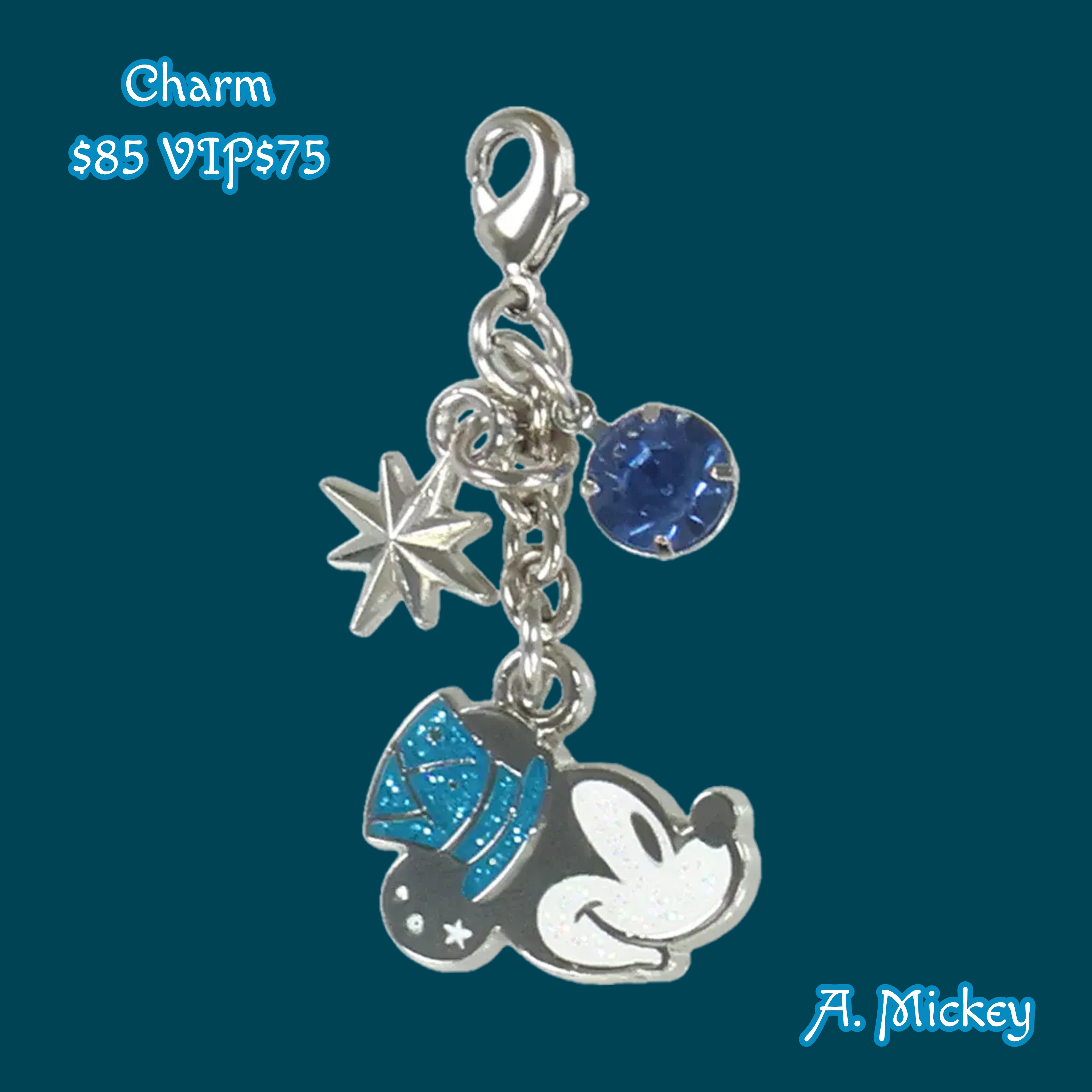 【預訂】DisneySea 25th Jubilee Badge - Charm