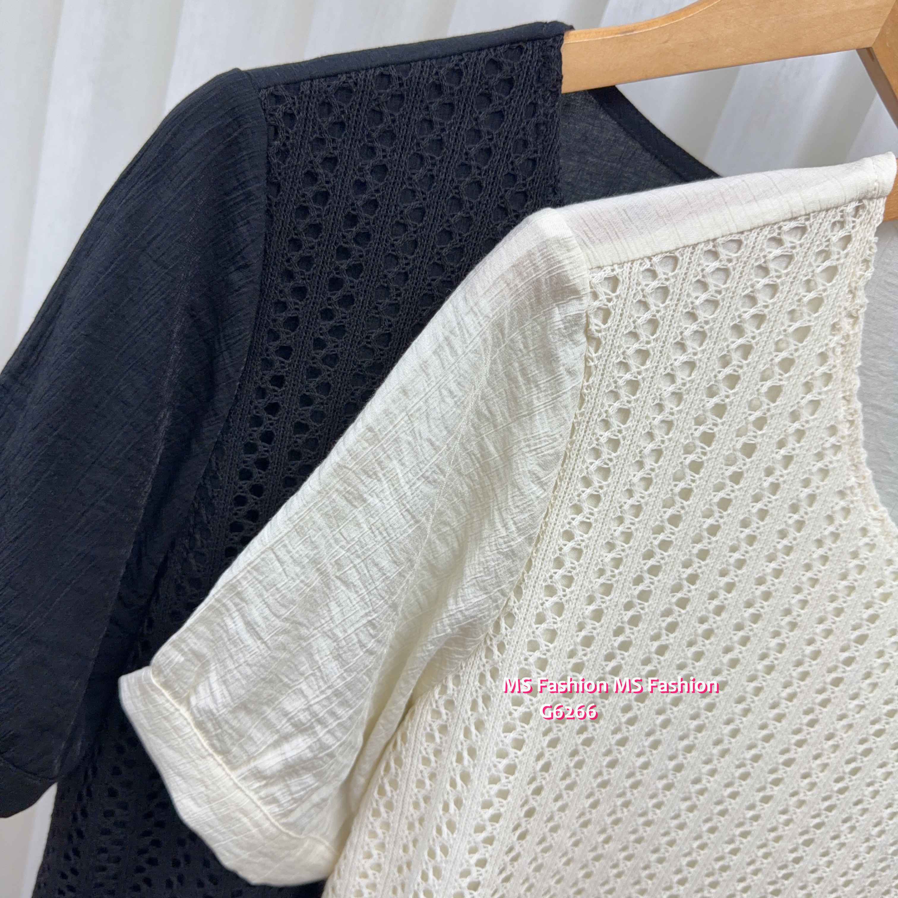 G6266 韓國🇰🇷特色通花拼布top