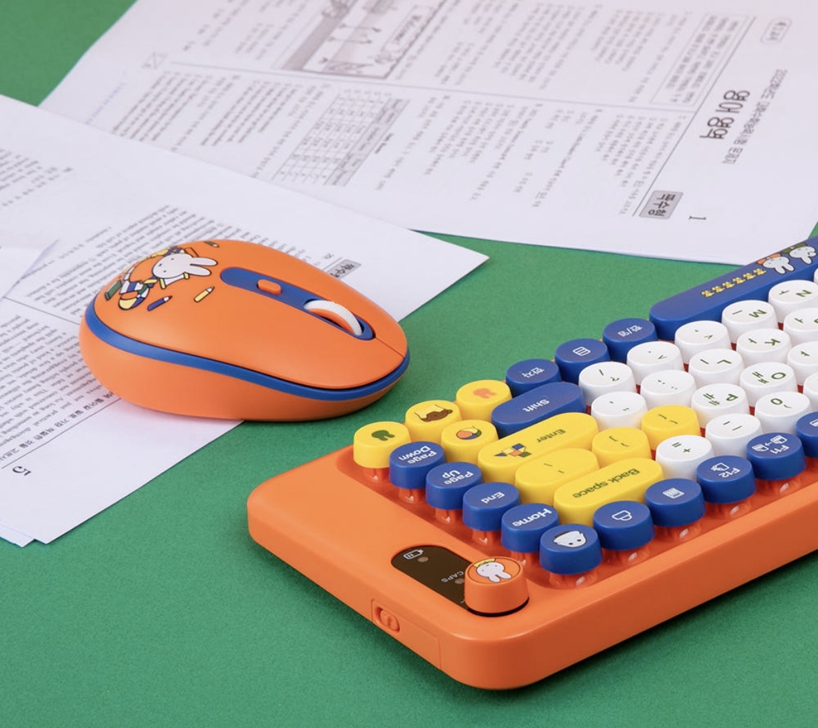 Miffy Wireless Keyboard and Mouse Set
