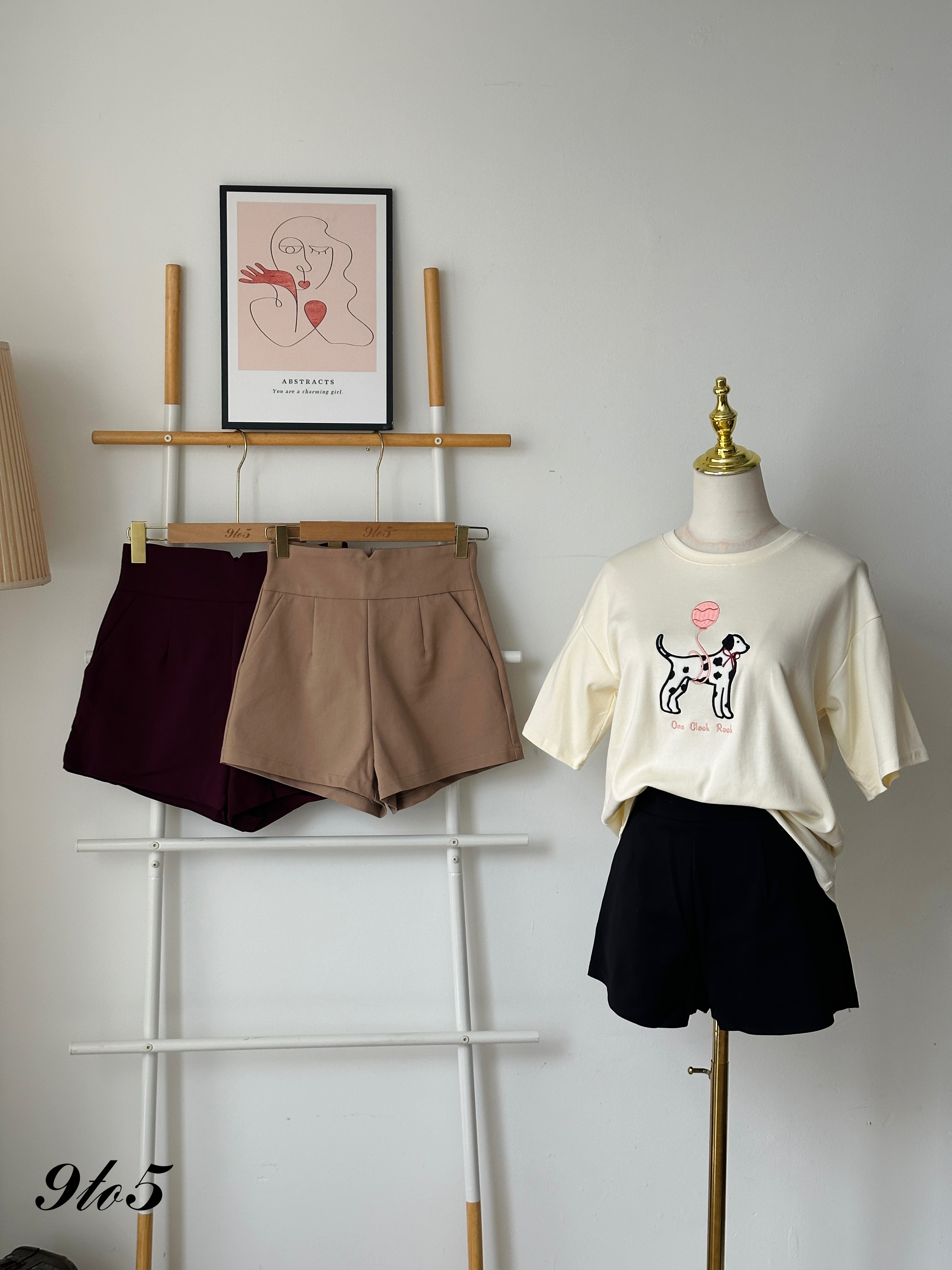 S1776 A Line Short Pants - 3 Colors