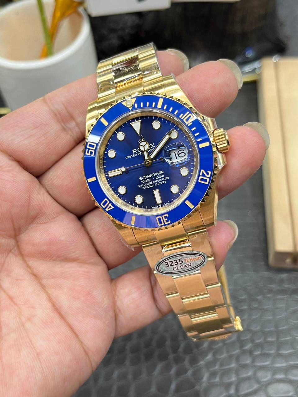 Rolex全金蓝鬼/41mm全金蓝水鬼/上海机芯3235全自动机械🌟