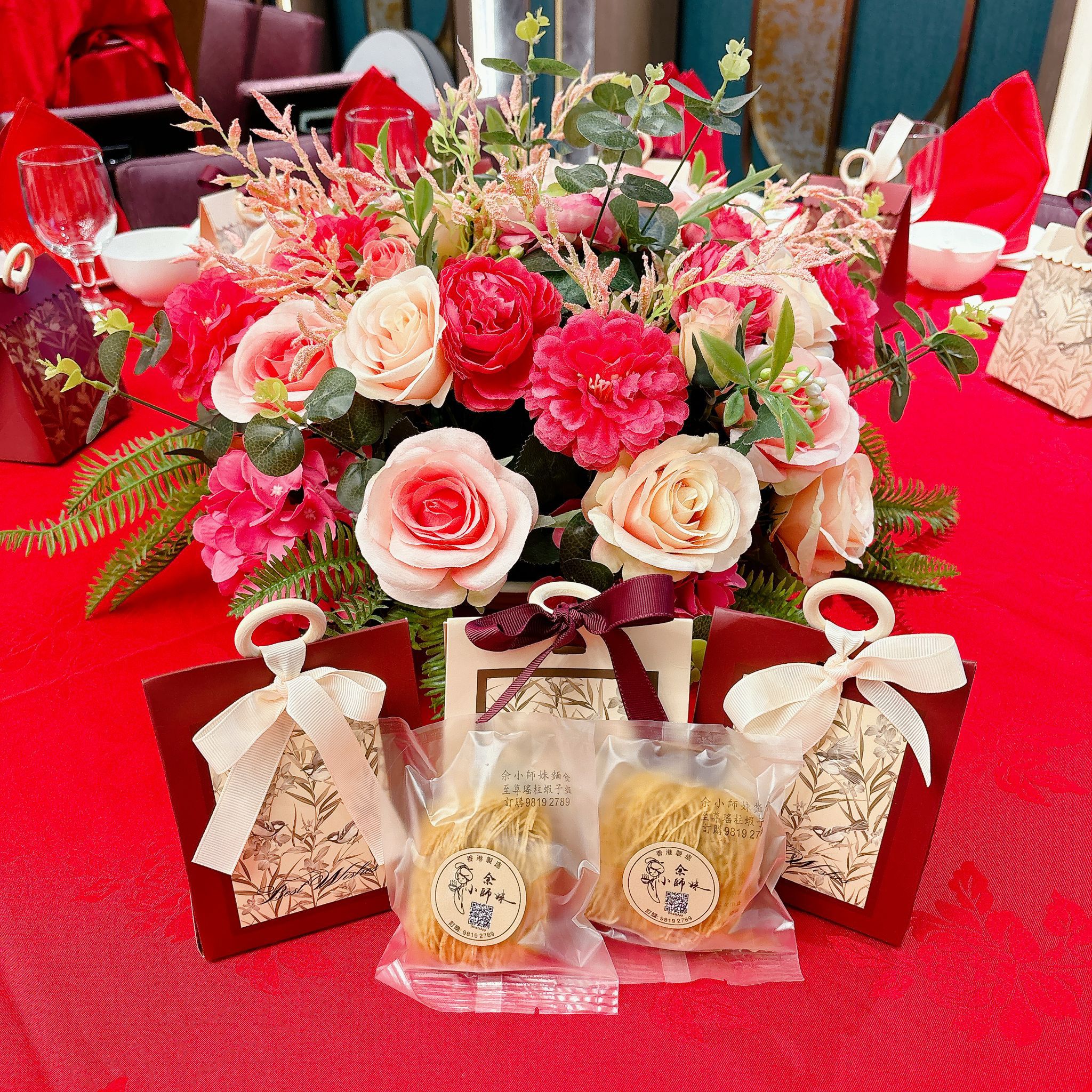 小鳥復古圖案小禮盒(內含2個麵)