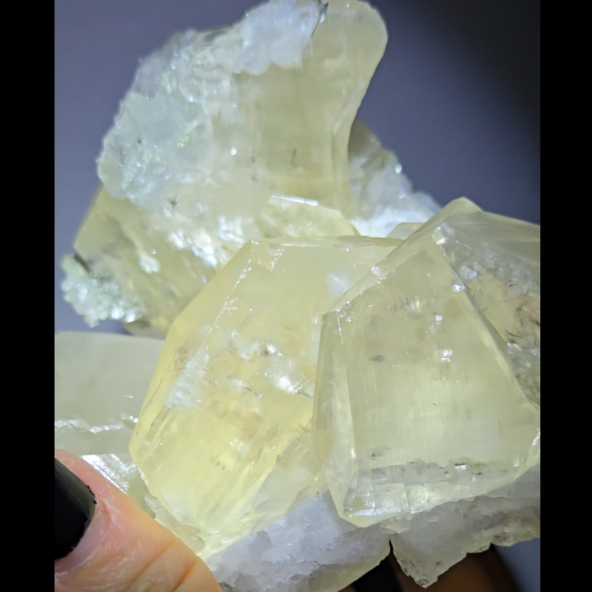 Giant natural rainbow calcite cluster from China - FL351