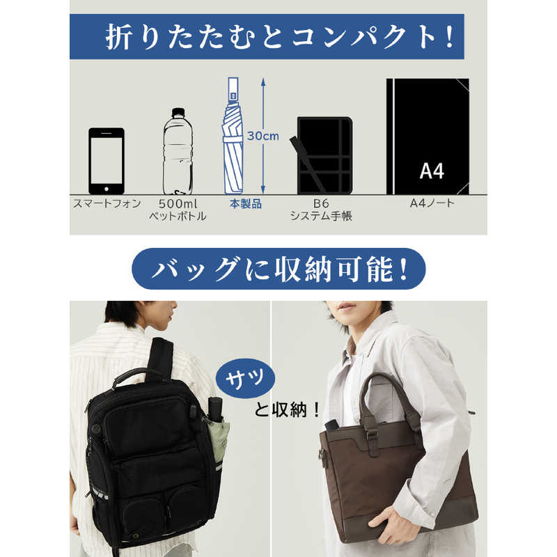 『現貨』日本KIZAWA 10骨抗風碳形狀穩定自動雨傘(58cm)灰色