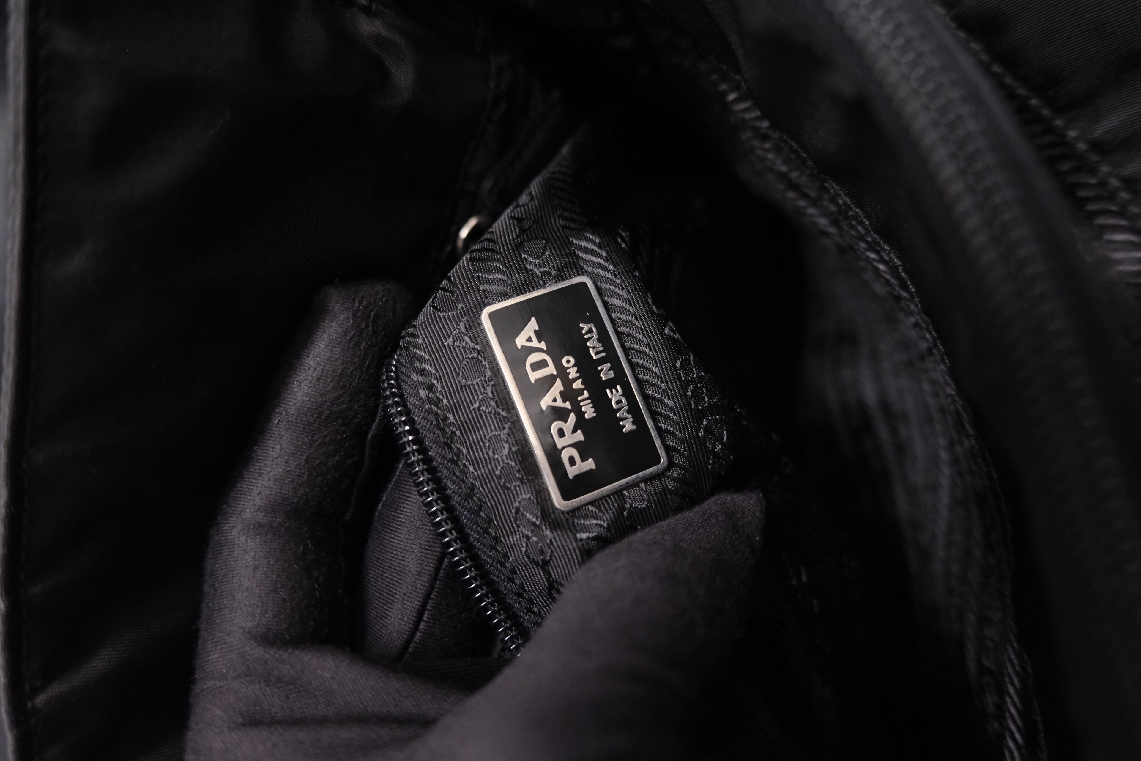 Prada Nylon Vintage Chain Bag 25