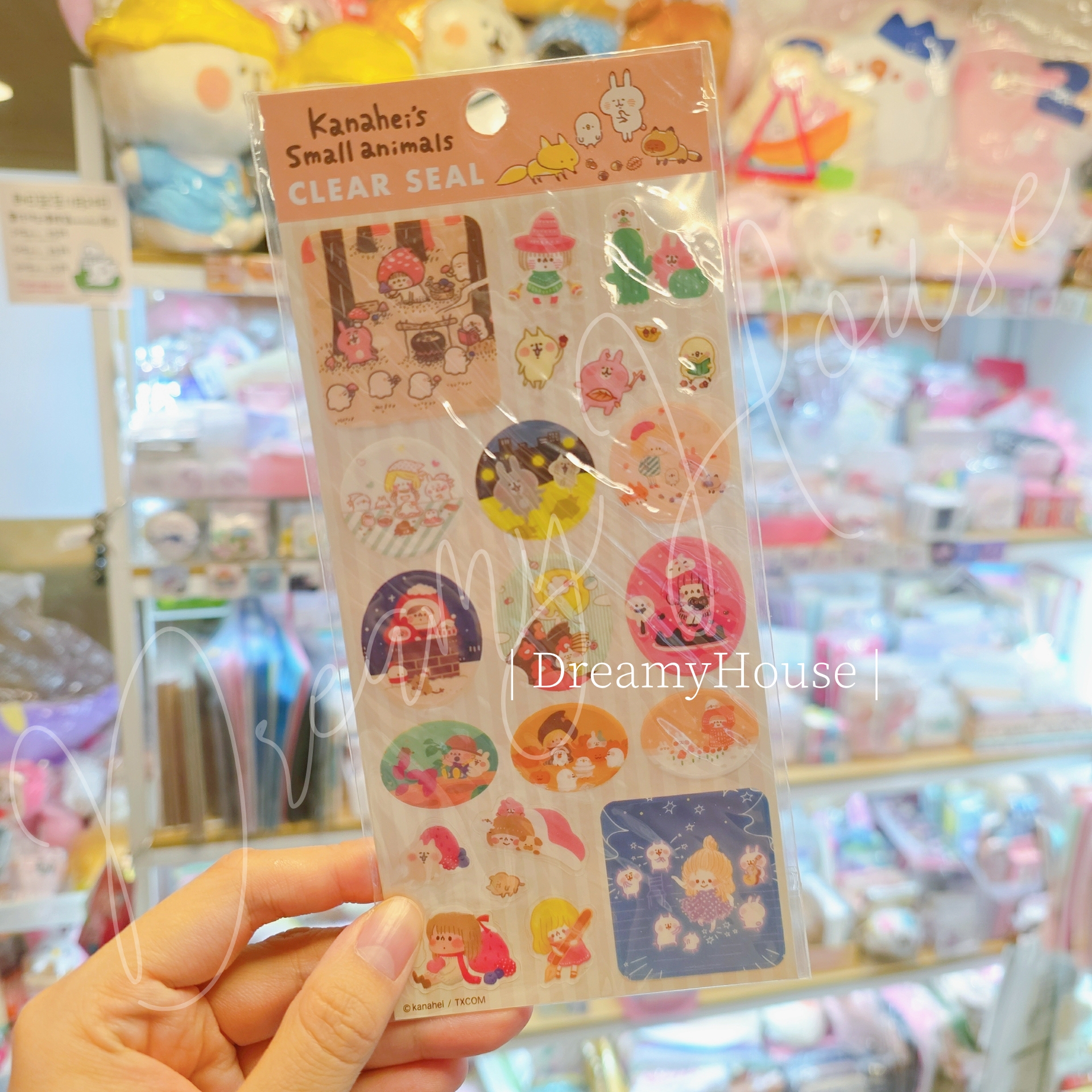 日本 kanahei 🎨kanahei 15th展🎨 透明貼紙
