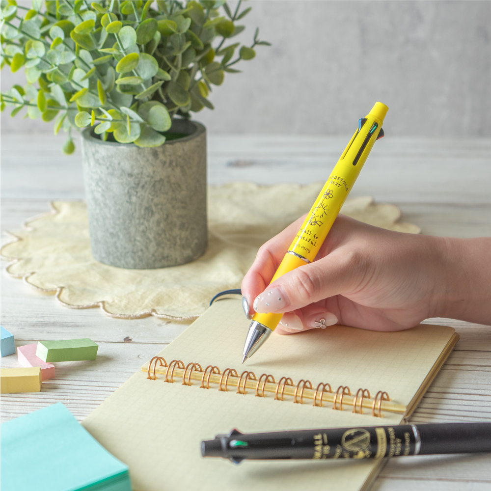 現貨｜Snoopy Woodstock Nest 日本製 uni Jetstream 4&1 多功能 5用筆 0.5mm 4色原子筆 + 0.5mm 鉛芯筆 (269646)