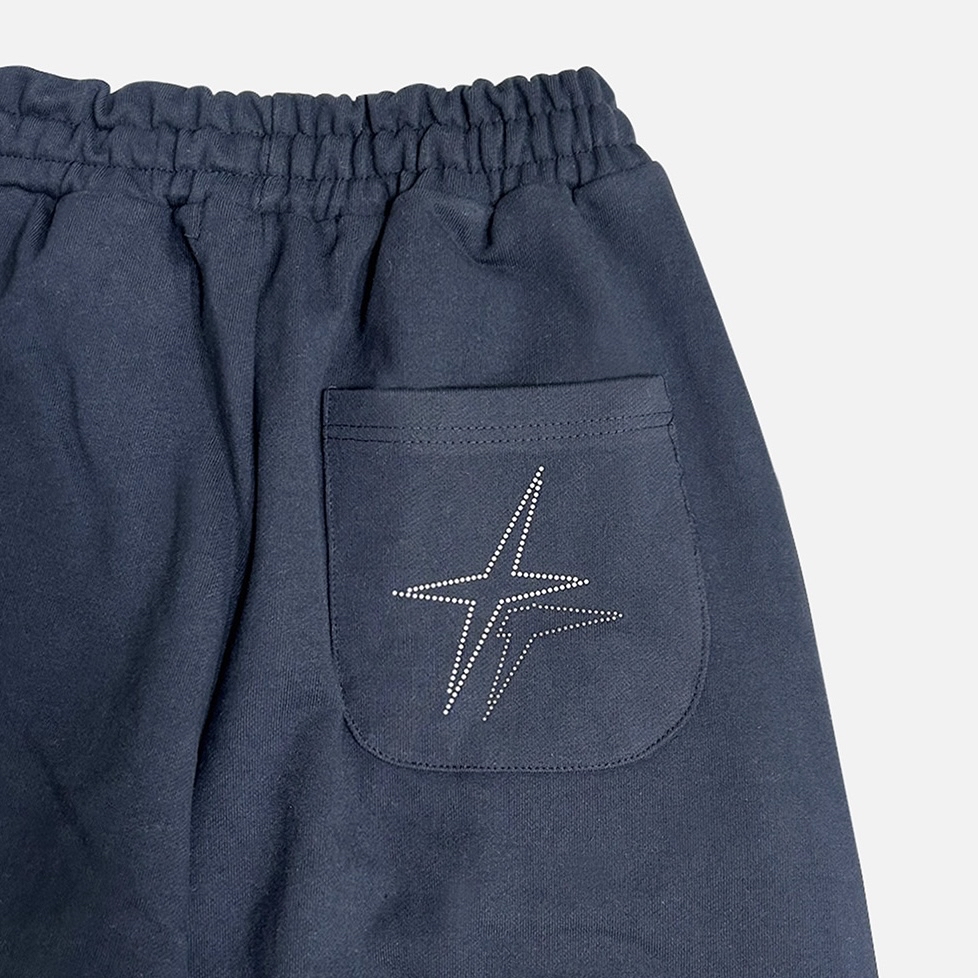 Star Pocket Wide-Leg Sweatpants