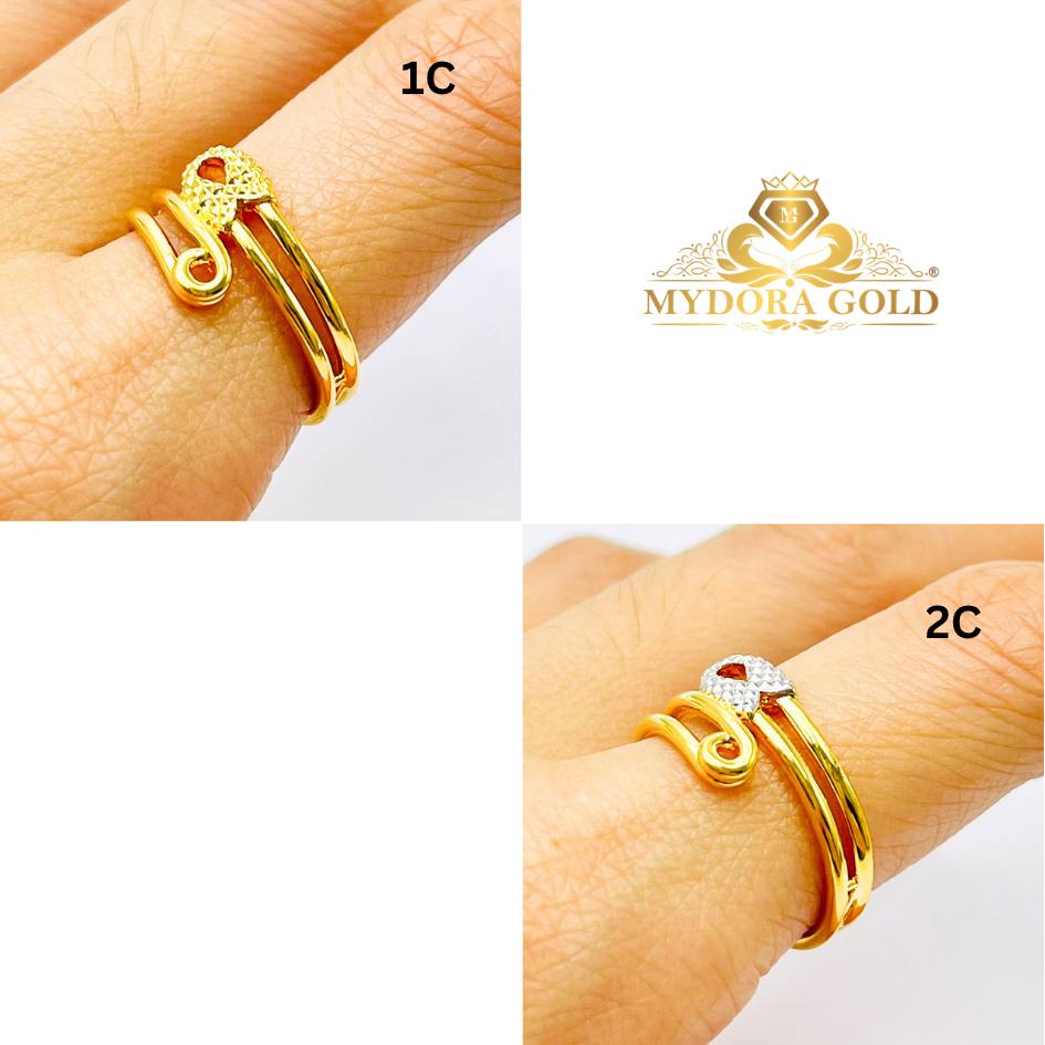 MYDORA Cincin Safety Pin Exclusive (5G) l EMAS 916/ 22K