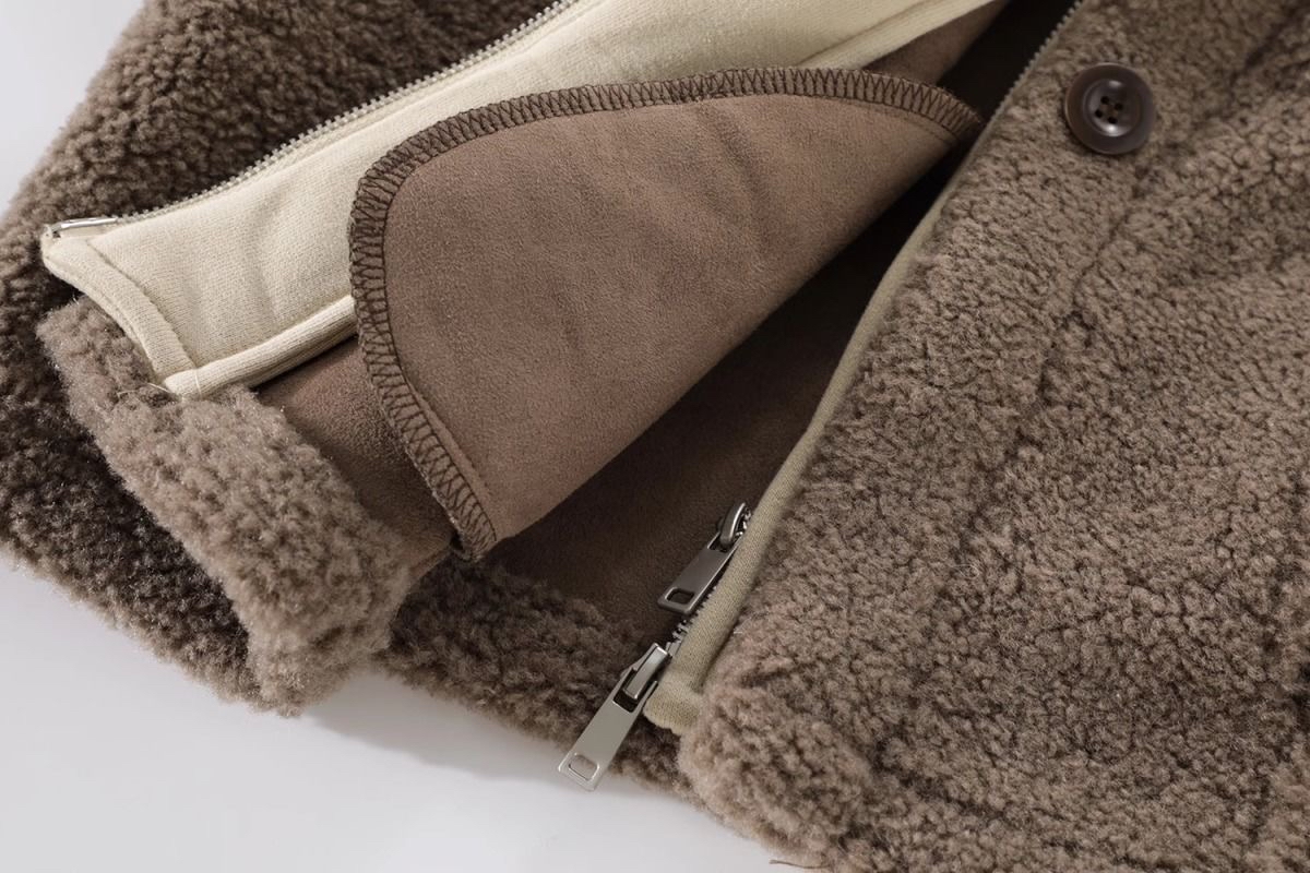 成人假2件毛毛有帽外套