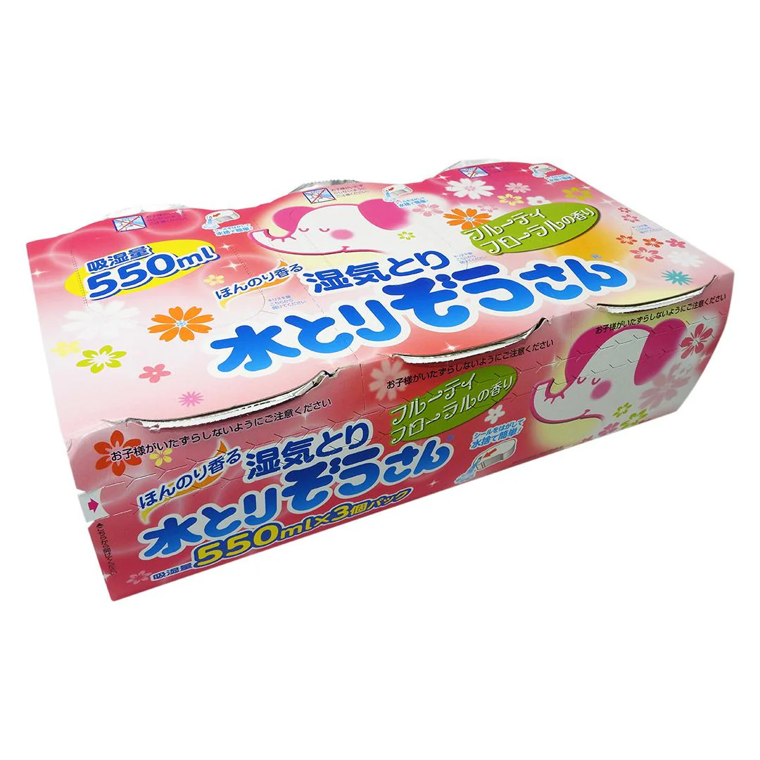 日本製岡本大象防黴吸濕盒(1條3盒)