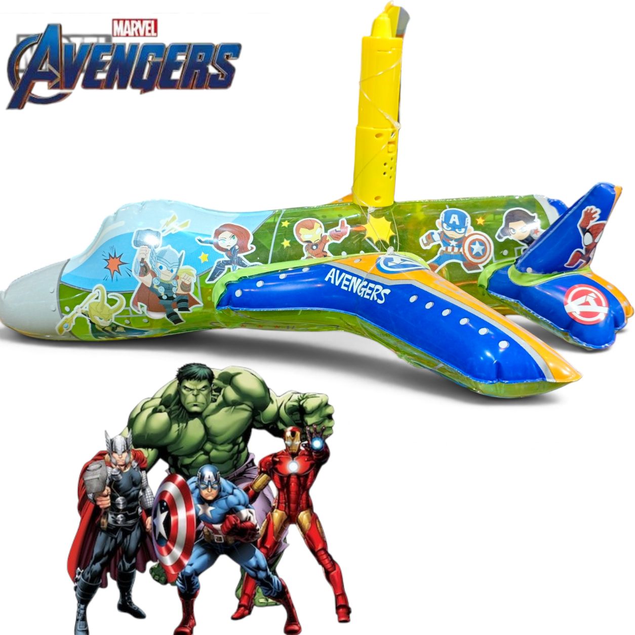 正版Marvel Avengers漫威復仇者聯盟充氣飛機燈籠