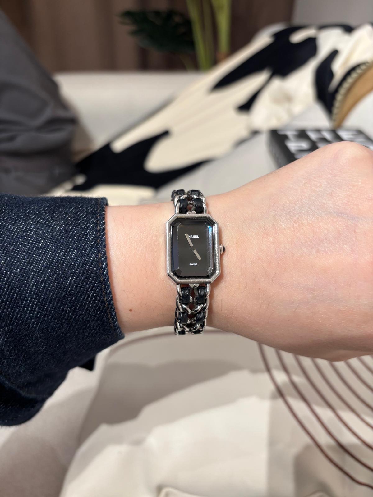 Chanel Première Iconic Chain Quartz Watch H0451 S size  100%Authentic, 95%New ✅證書