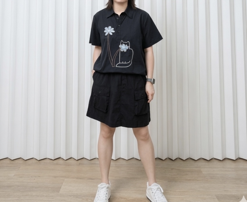 全像腰裙褲 M708 8111049269
