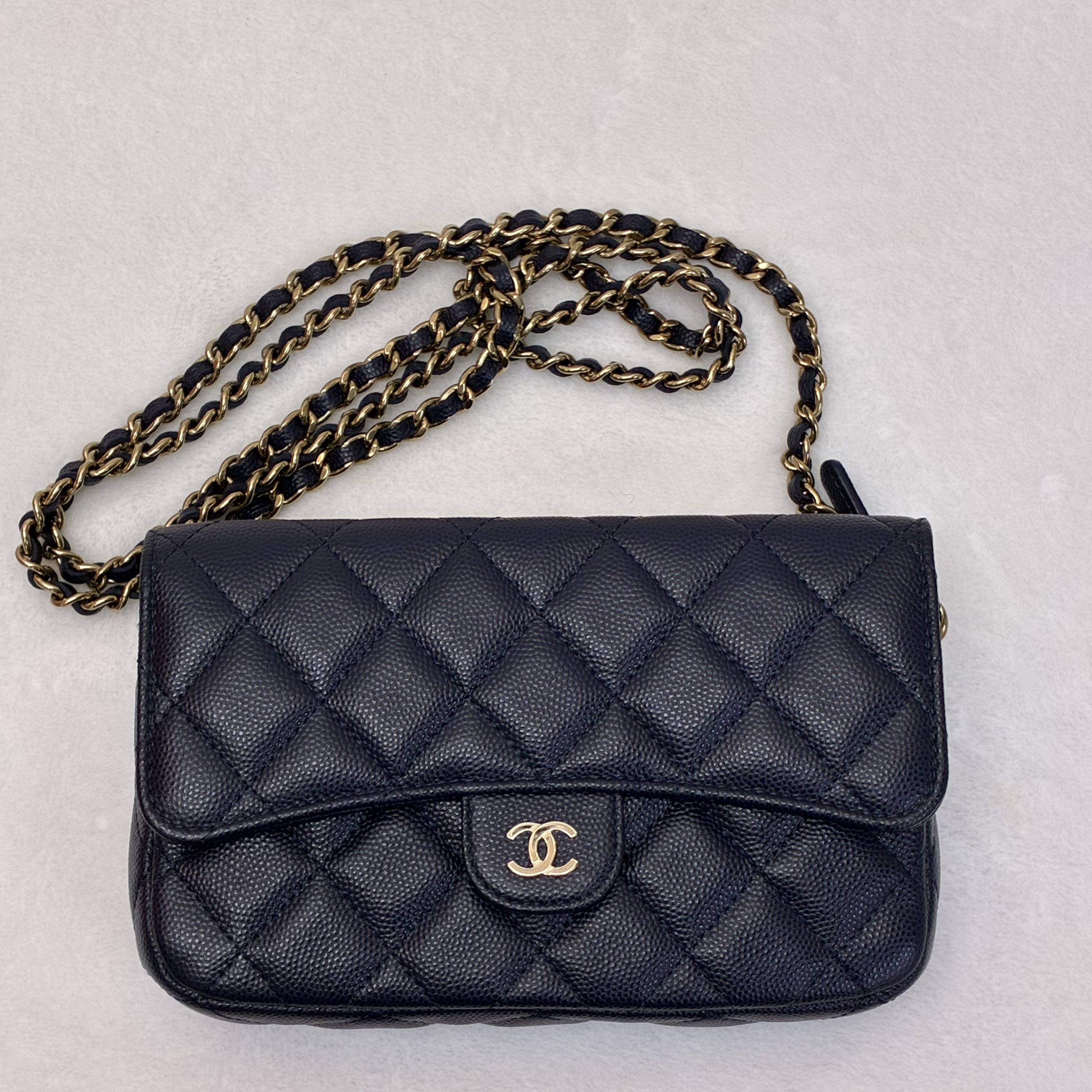 Full set Chanel WOC鏈條包