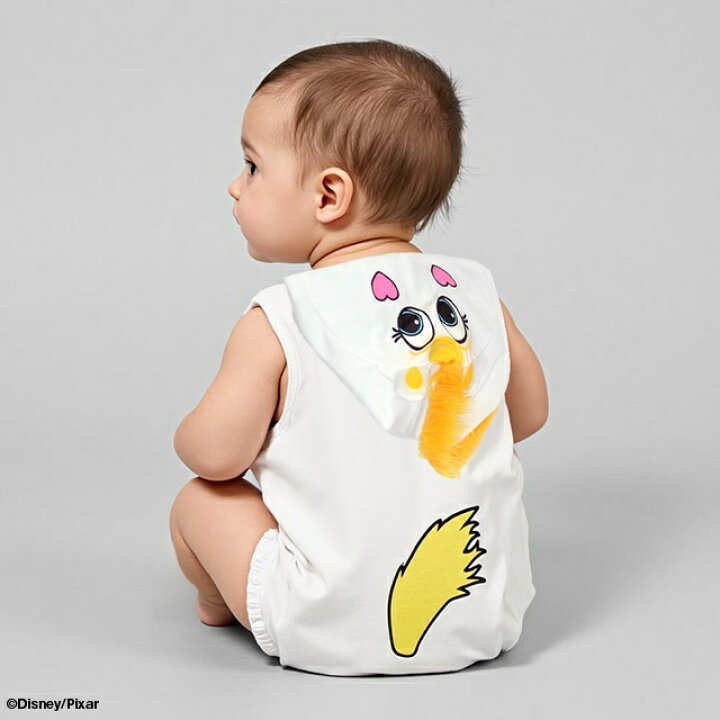 🇯🇵預訂 日本直送🇯🇵Babydoll x Toy Story牛油仔造型背心連帽包屁衣