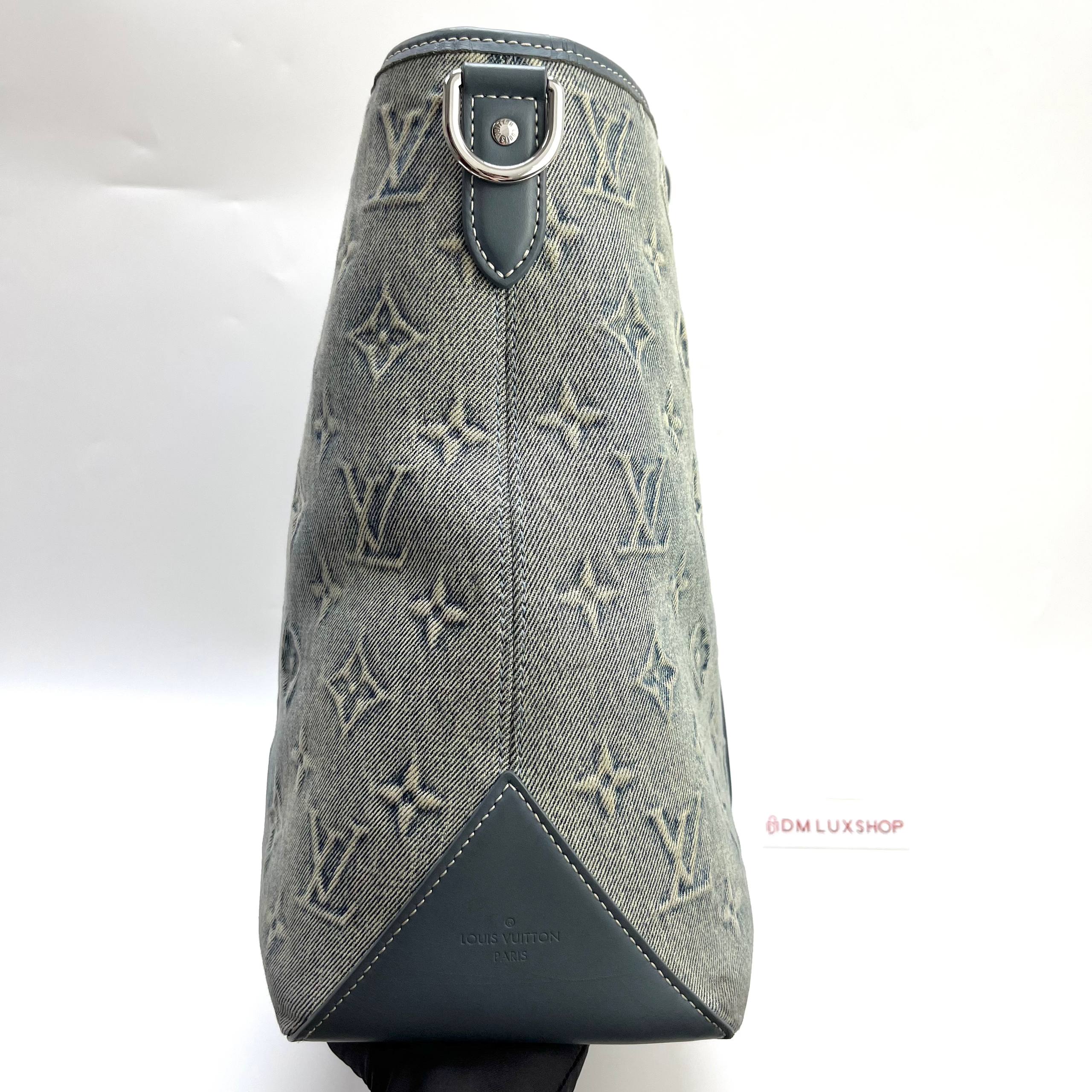 LV Weekend NM Denim Tote Bag