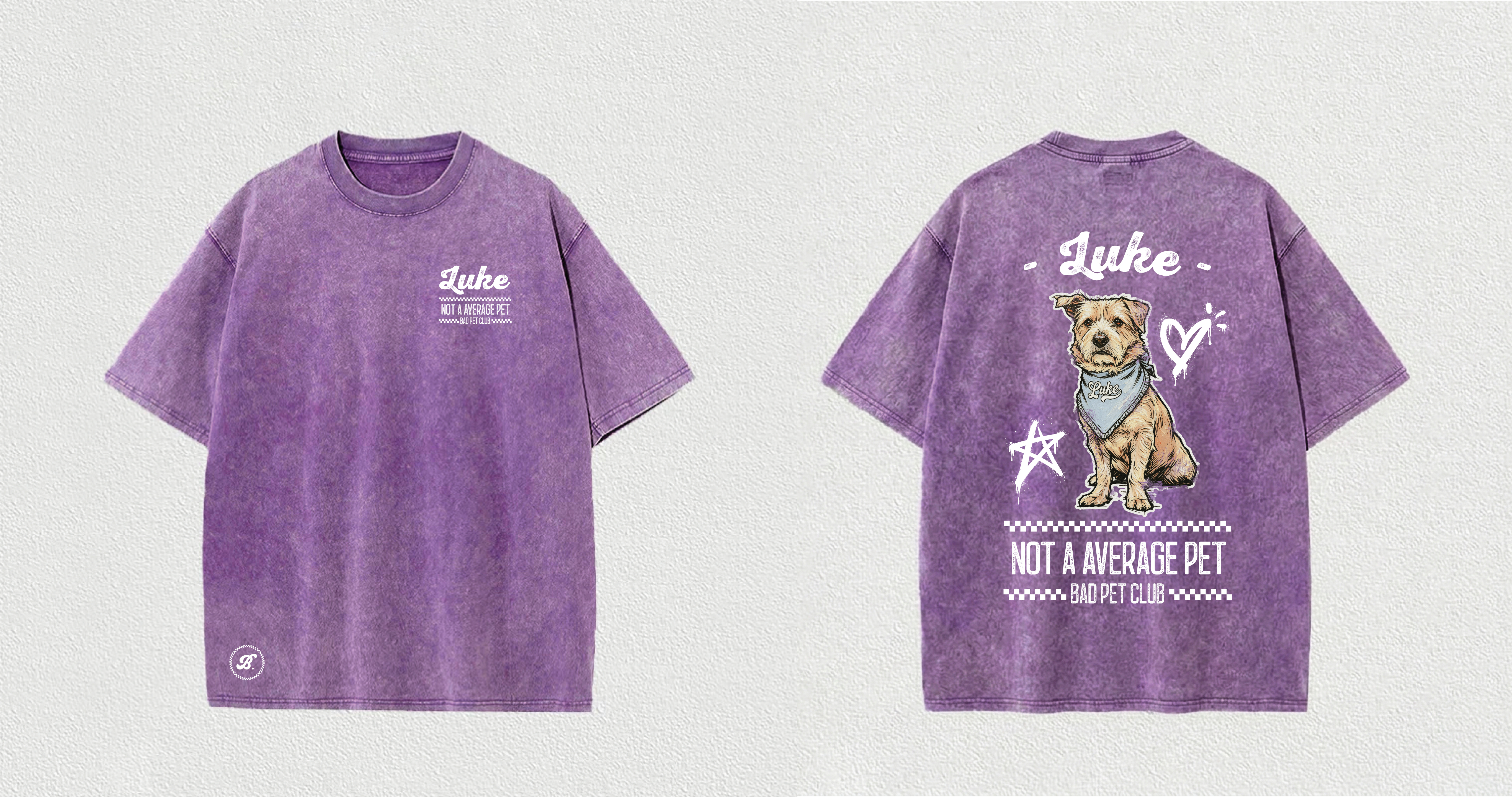 【寵物客製】男女 Oversize T-shirt