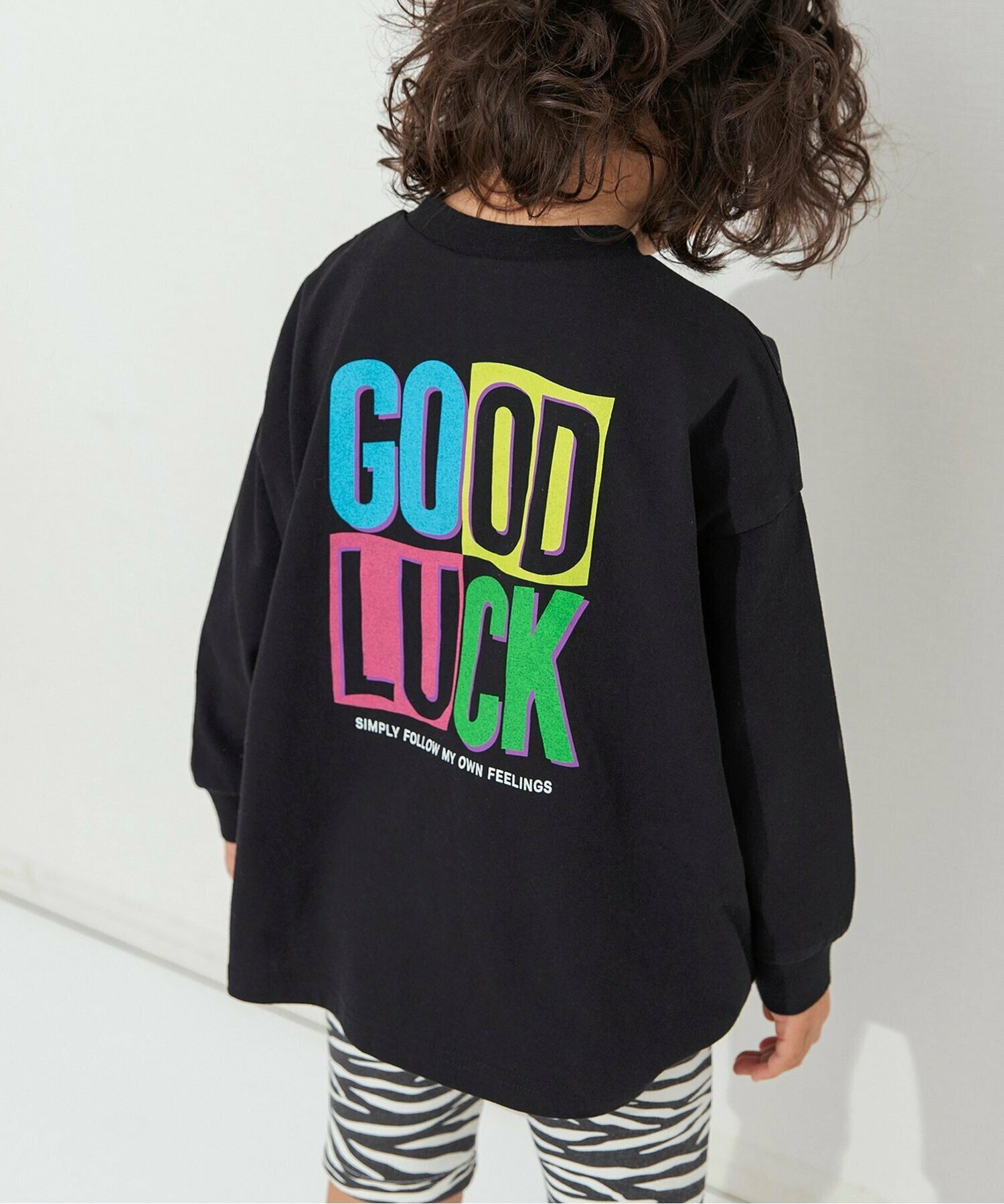 🆕【⭐訂購⭐】🇯🇵日本直送 🌀Back Box「GOOD LUCK」印花刺繡Logo長袖T恤［2款選］ 🌀 [ELBA-0093][260310]