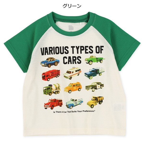 🇯🇵預訂 日本直送🇯🇵兩色車車印花插肩短袖T恤