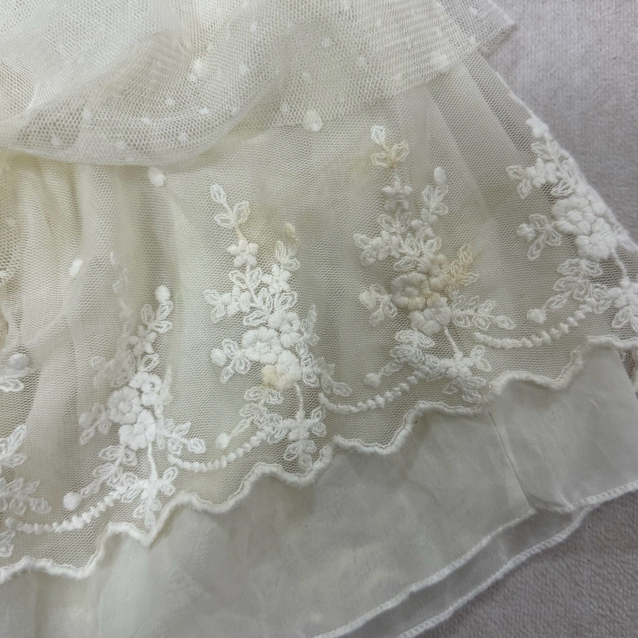Ethereal Lace Tiered Skirt