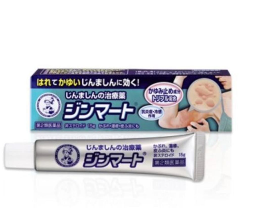 日本 曼秀雷敦 蕁麻疹濕疹軟膏 15g | 止癢抗炎 | 不含類固醇 | 濕疹、蕁麻疹適用